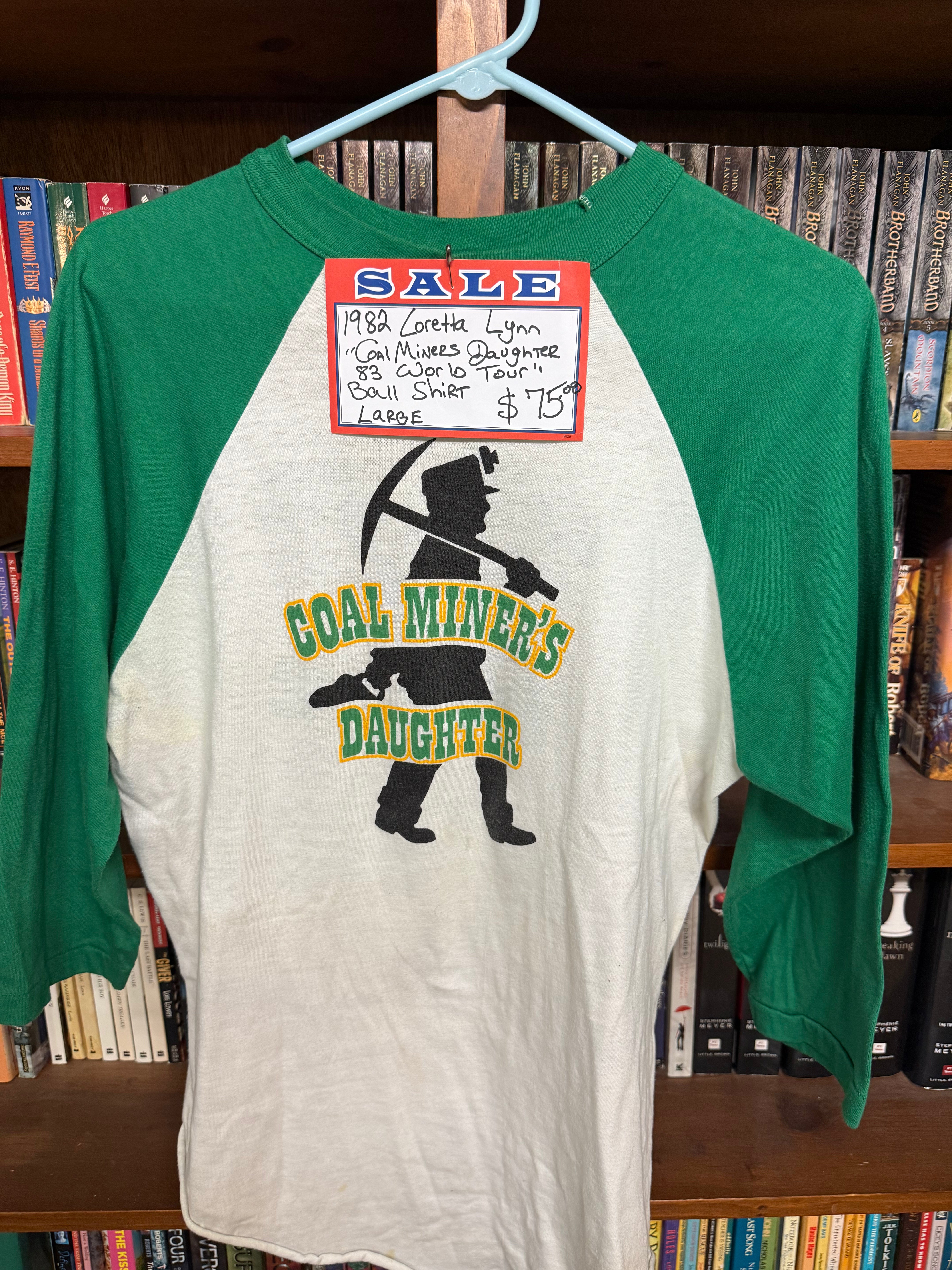 1982 Loretta Lynn "Cole Miner's Daughter" World Tour Shirt
