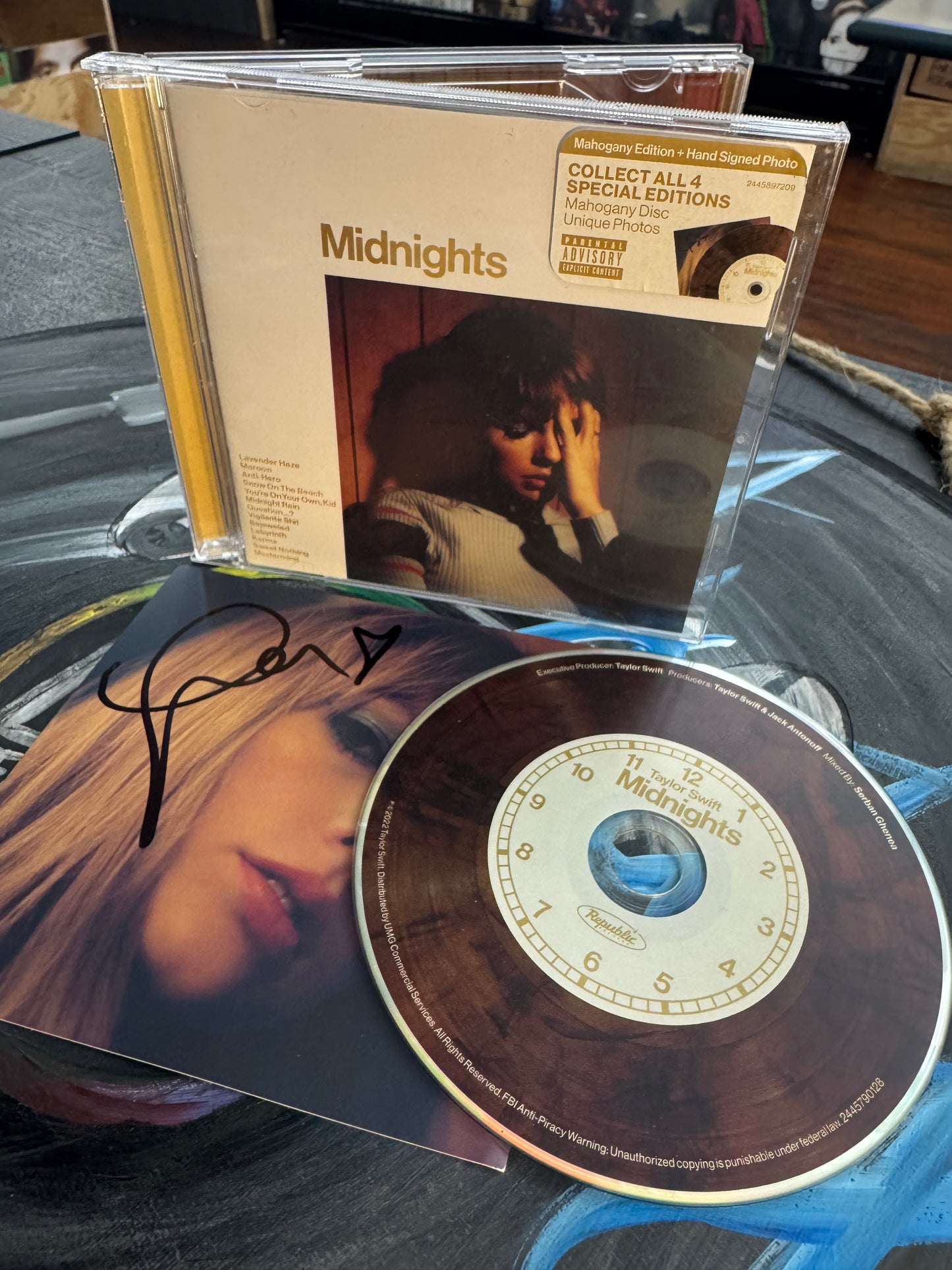 Taylor Swift - Midnights (Autographed, Mahogany Variant)