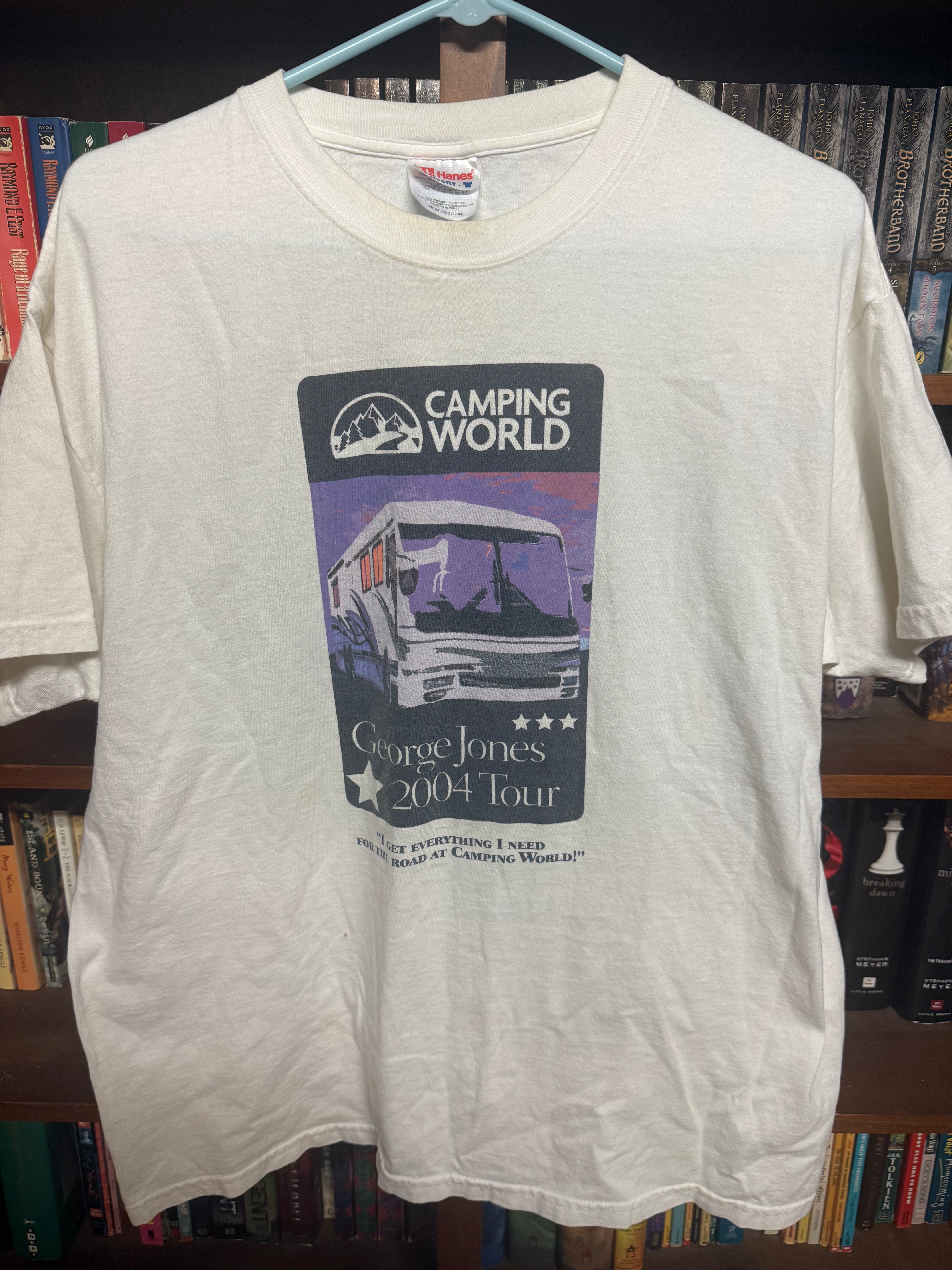 George Jones “Camping World” 2004 Tour Shirt