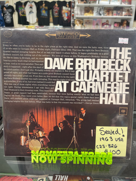Dave Brubeck Quartet at Carnegie Hall (SEALED, 1963)