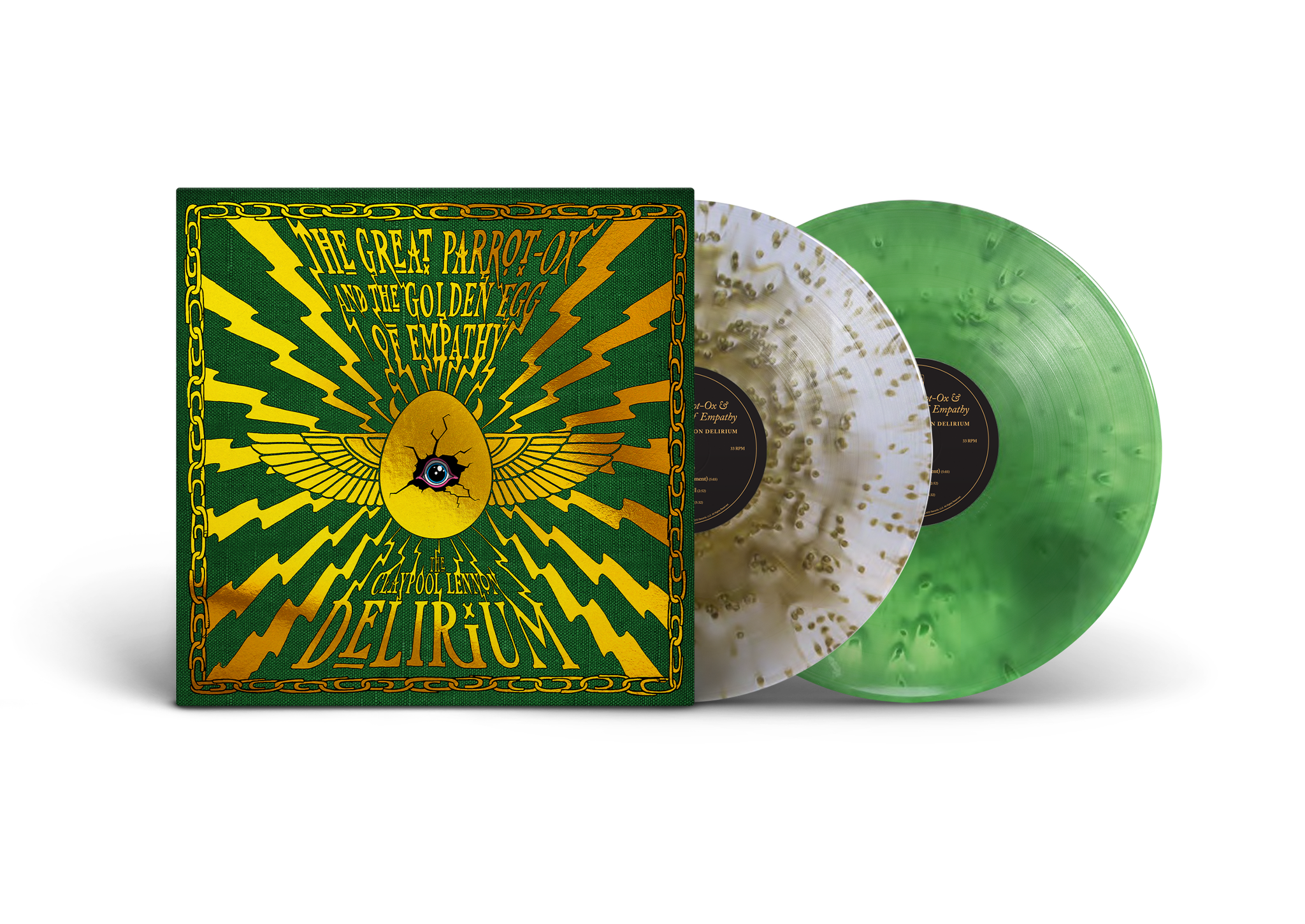 Claypool Lennon Delirium - The Great Parrot Ox and the Golden Egg of Empathy (Indie Exclusive Green/Gold Vinyl)