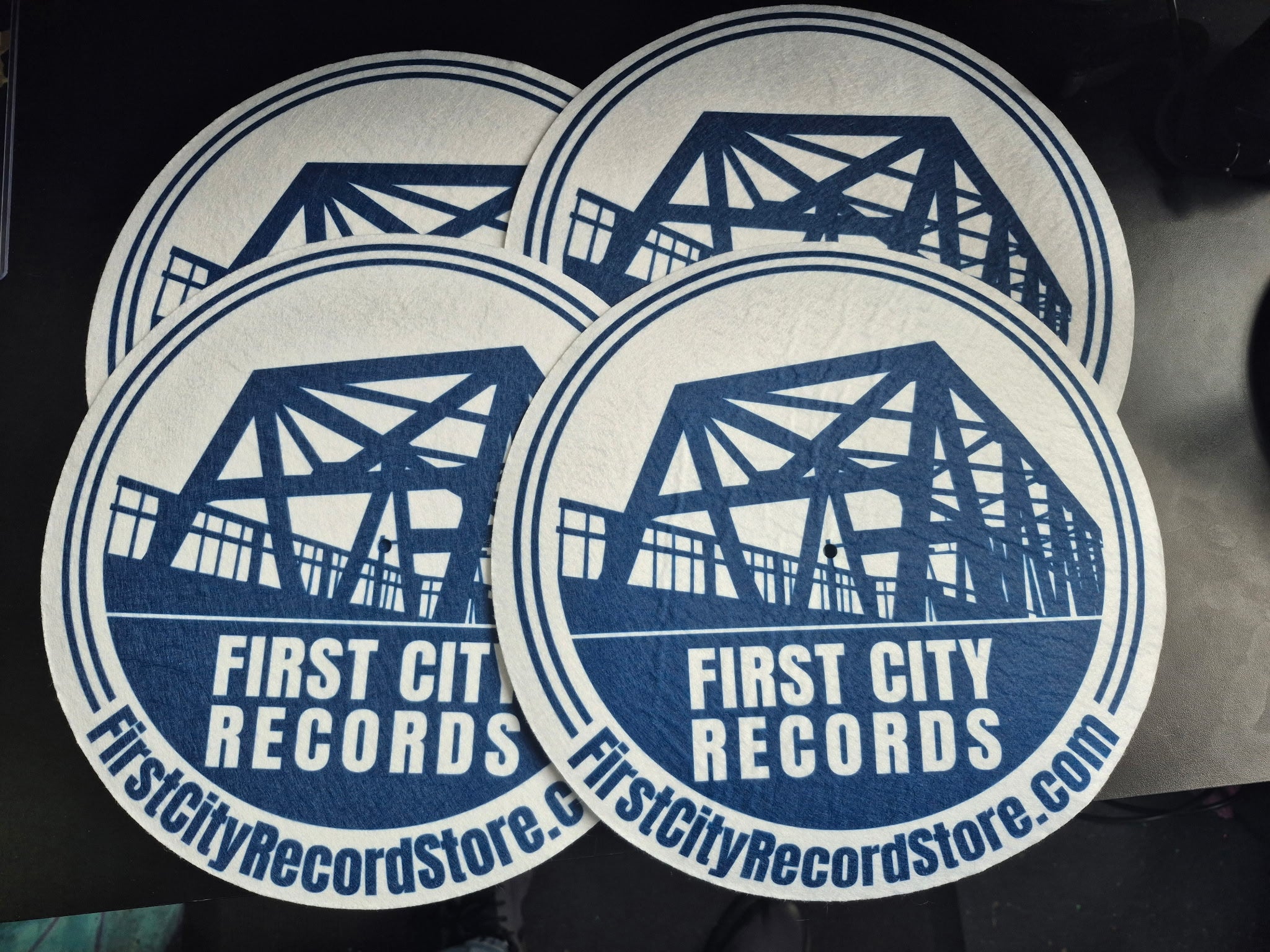 First City Records Turntable Slipmat