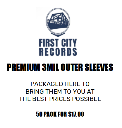 First City Records 3mil Premium Outer Sleeves - 50 PACK