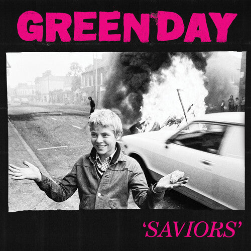 Green Day - Saviors (Indie Exclusive Pink and Black Vinyl)
