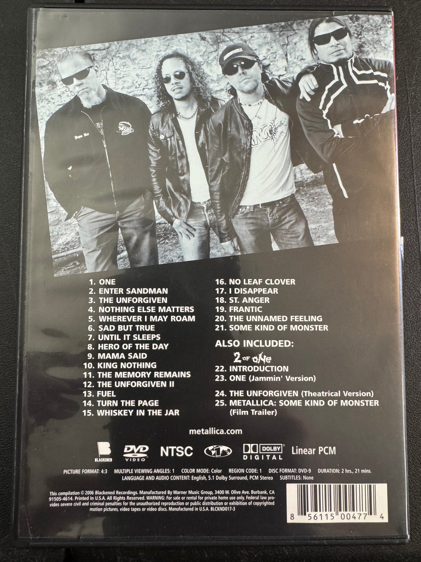 Metallica - the videos DVD (used)