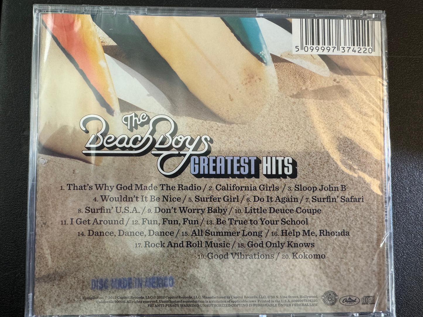 Beach Boys - Greatest Hits ( SEALED- CD)