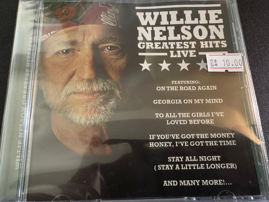 Willie Nelson - Greatest Hits Live ( SEALED - CD)