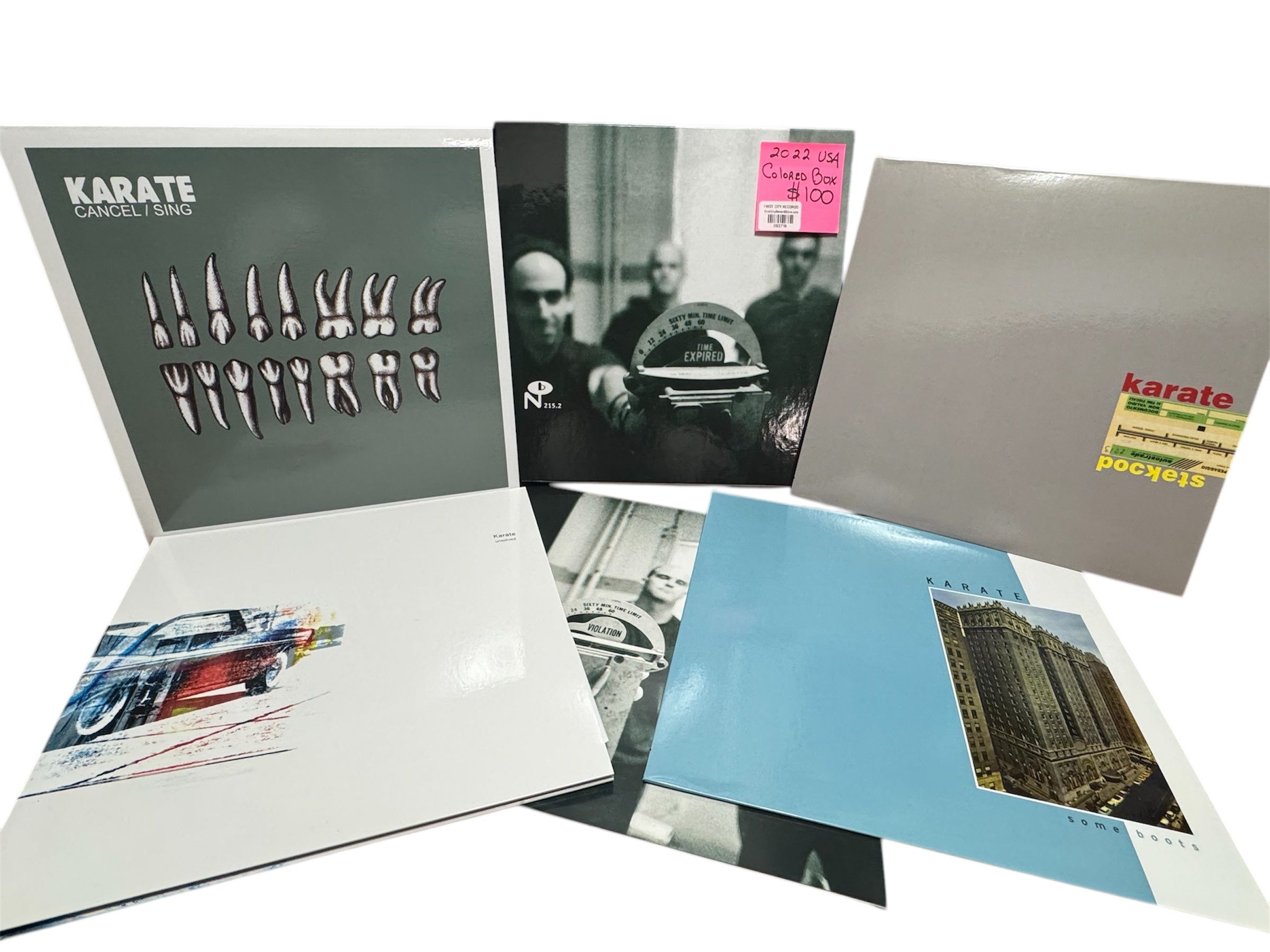 Karate - Time Expired (Colored Vinyl 4xLP Box Set, USED)