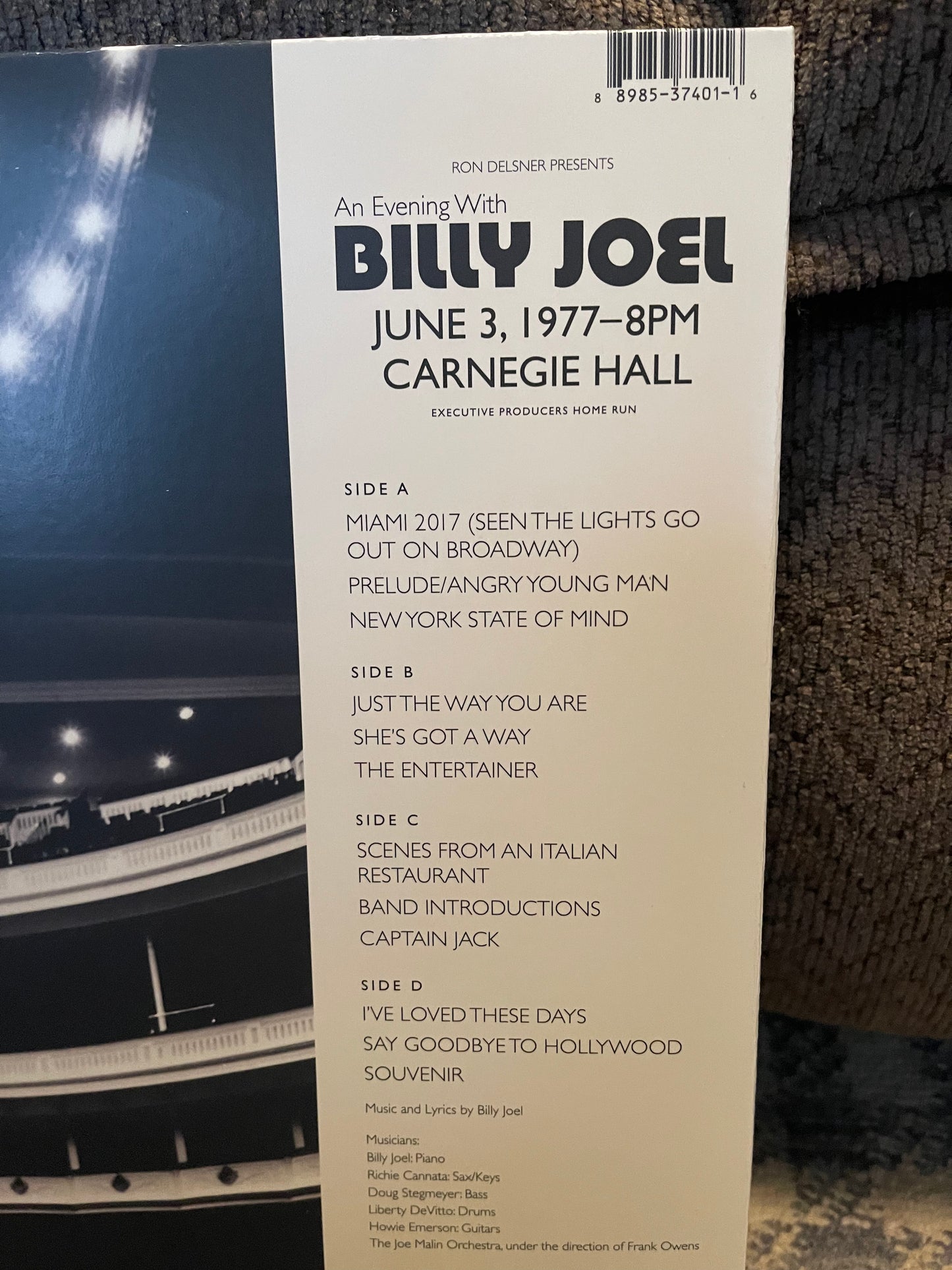 Billy Joel - Live at Carnegie Hall 1977 (JMV Consigned Item)