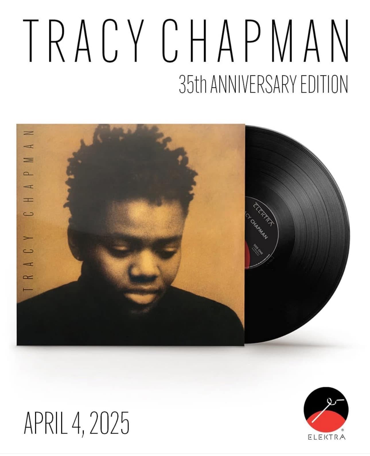 Tracy Chapman - Self Titled (30th Anniversary, Indie exclusive Orange Vinyl or Black)