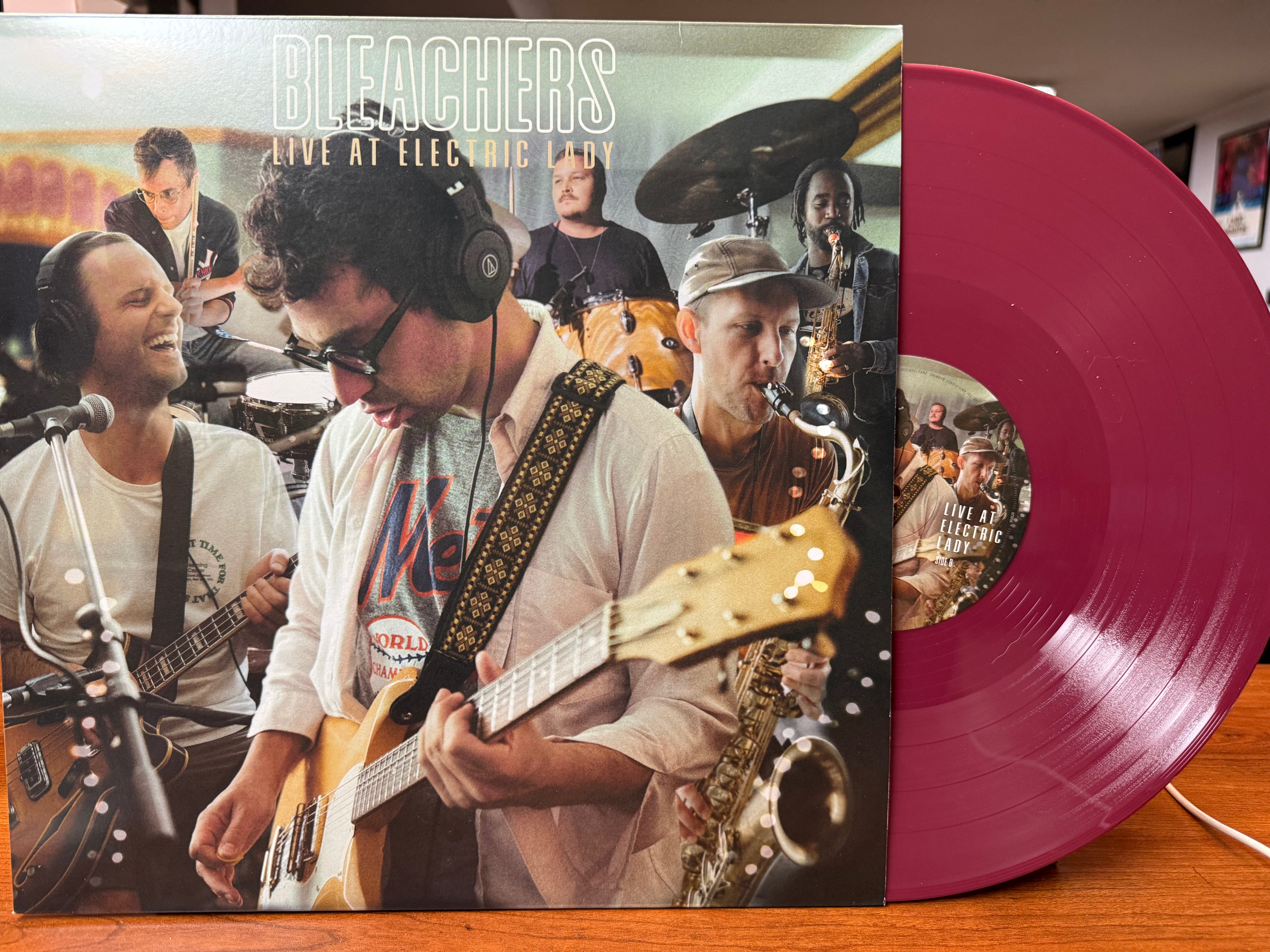 Bleachers - live at Electric Lady (2022,Fruit Punch Red Vinyl, USED)