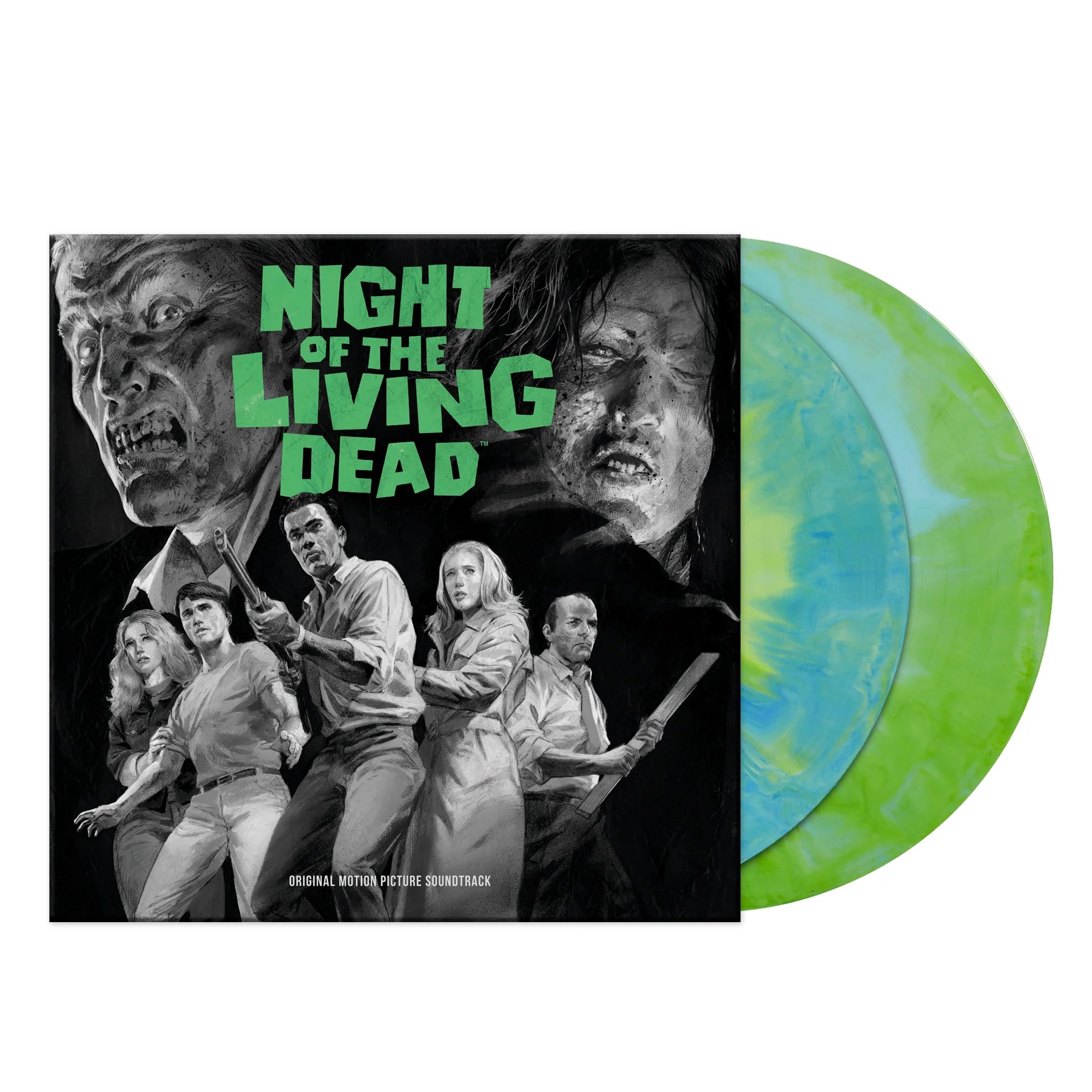 Waxwork Records: Night of the Living Dead (Ghoul Green & Blue Hand Poured vinyl)