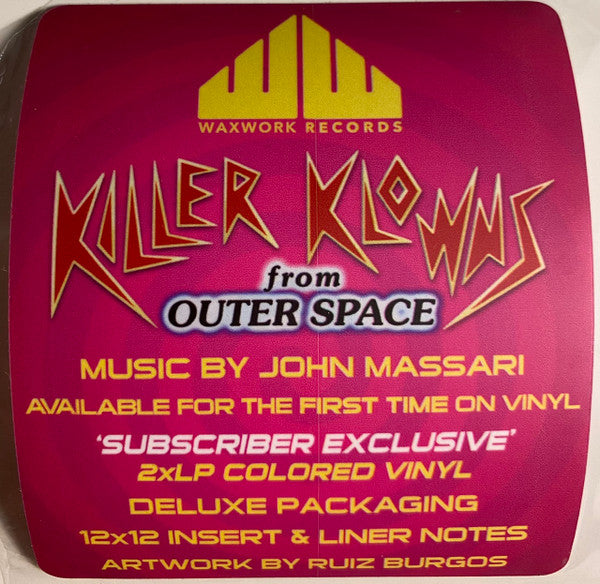 Waxwork Records: Killer Klowns From Outer Space (Subscriber Variant, Sealed, USED)