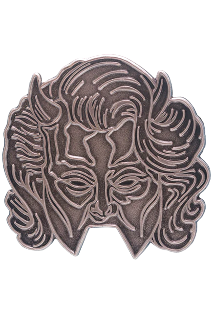 GHOST FEMALE NAMELESS GHOUL ENAMEL PIN