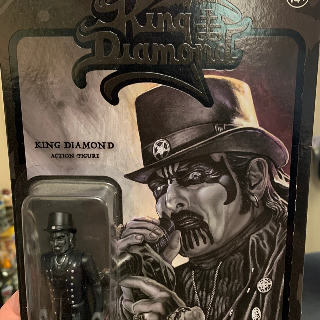 Super7 King Diamond Reaction Figure - King Diamond Dark Version