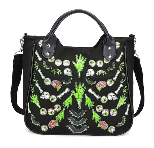 Halloween Punk Style Tote Bag Purse