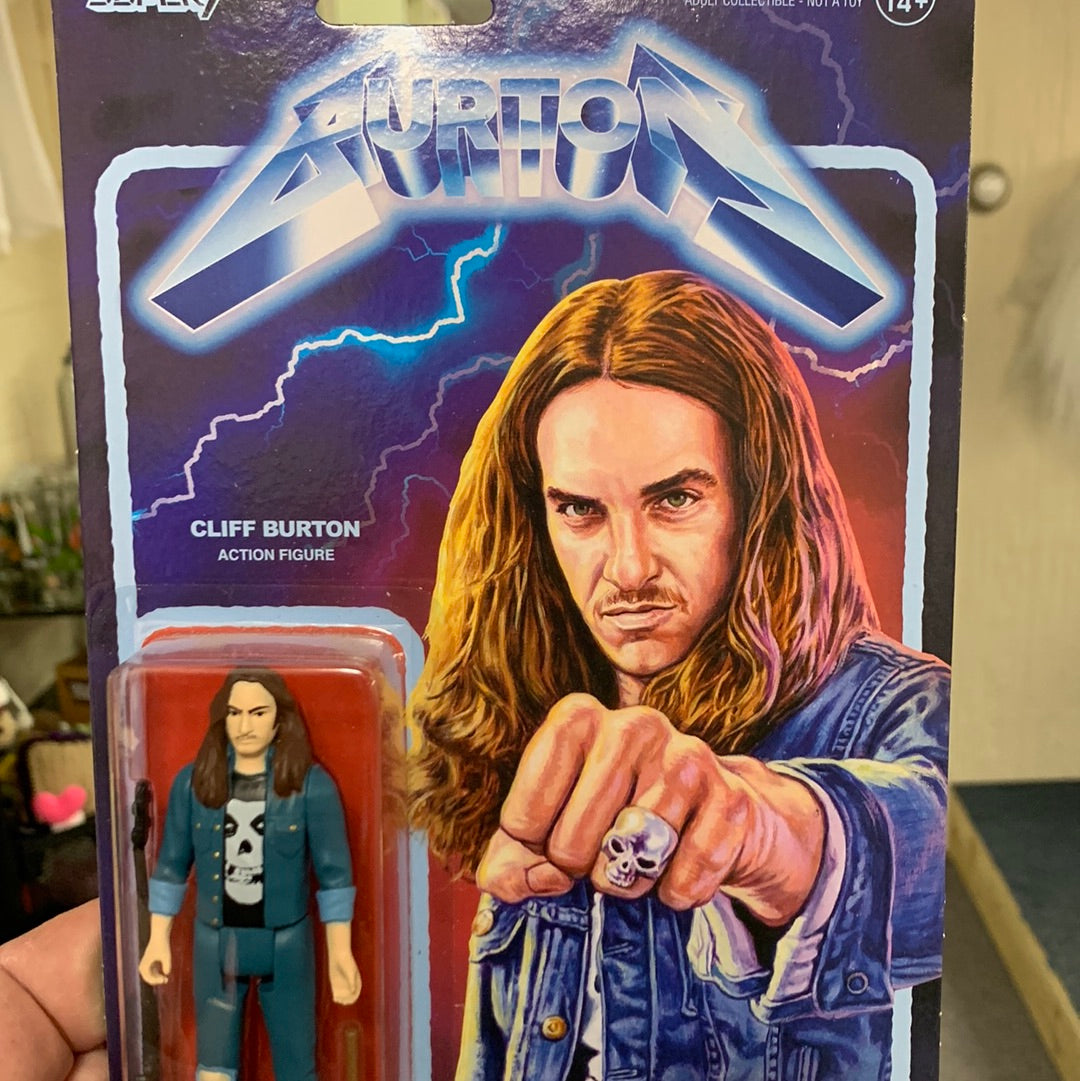 Super7 Burton Reaction Figure - Cliff Burton