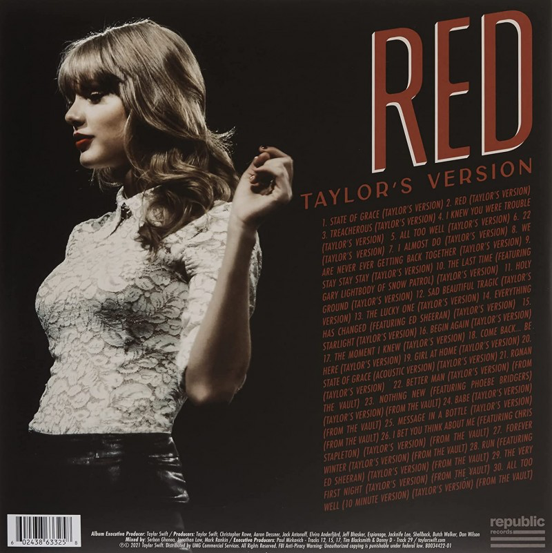 Taylor Swift - Red (4xLP Taylor’s Version)