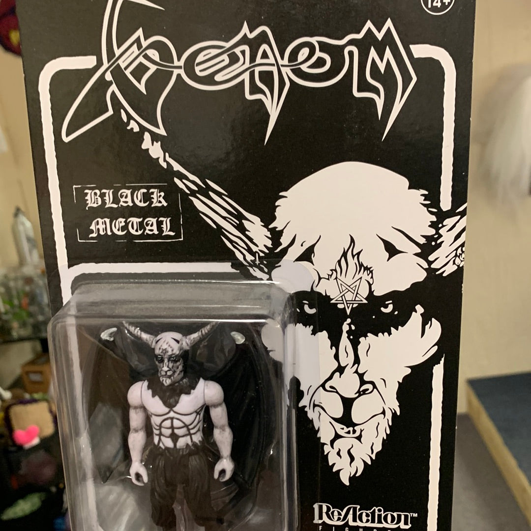 Super7 Venom Reaction Figure - Black Metal