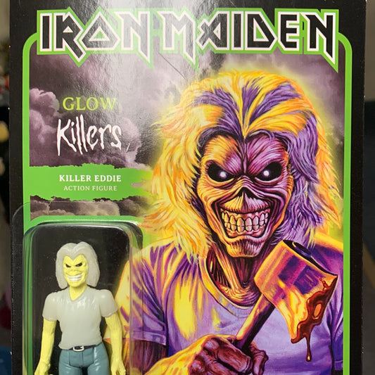 Super7 - Iron Maiden Glow Killer Eddie ReAction Figure