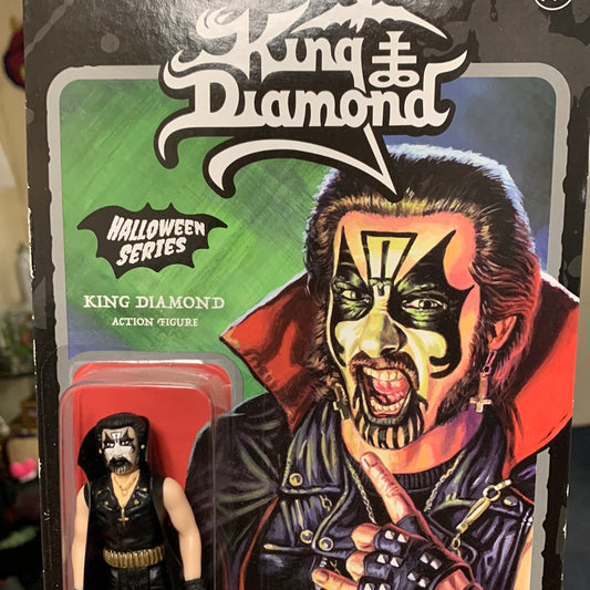 Super7 King Diamond Reaction Figure - King Diamond Halloween Edition