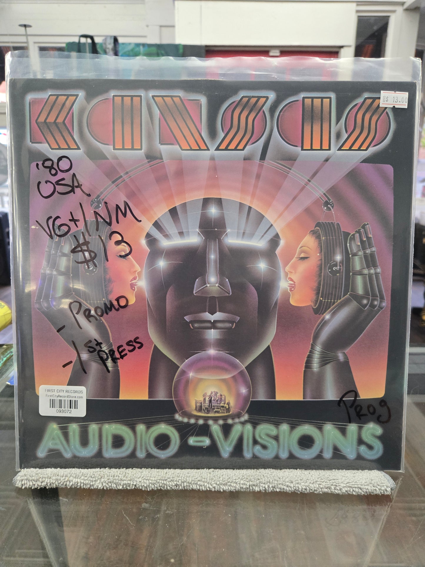 Kansas - Audio-Visions (1980, Promo, First Press)