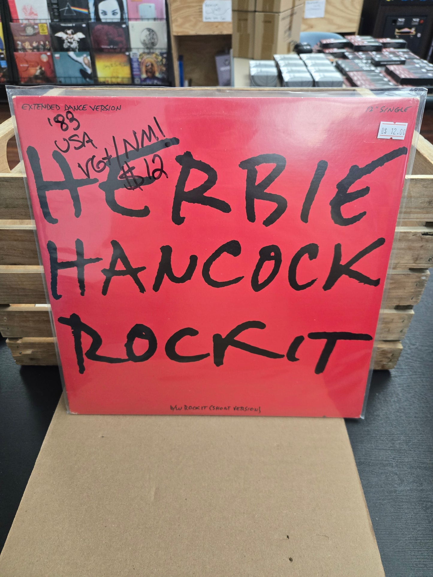 Herbie Hancock - Rockit (1983, 12" Single)