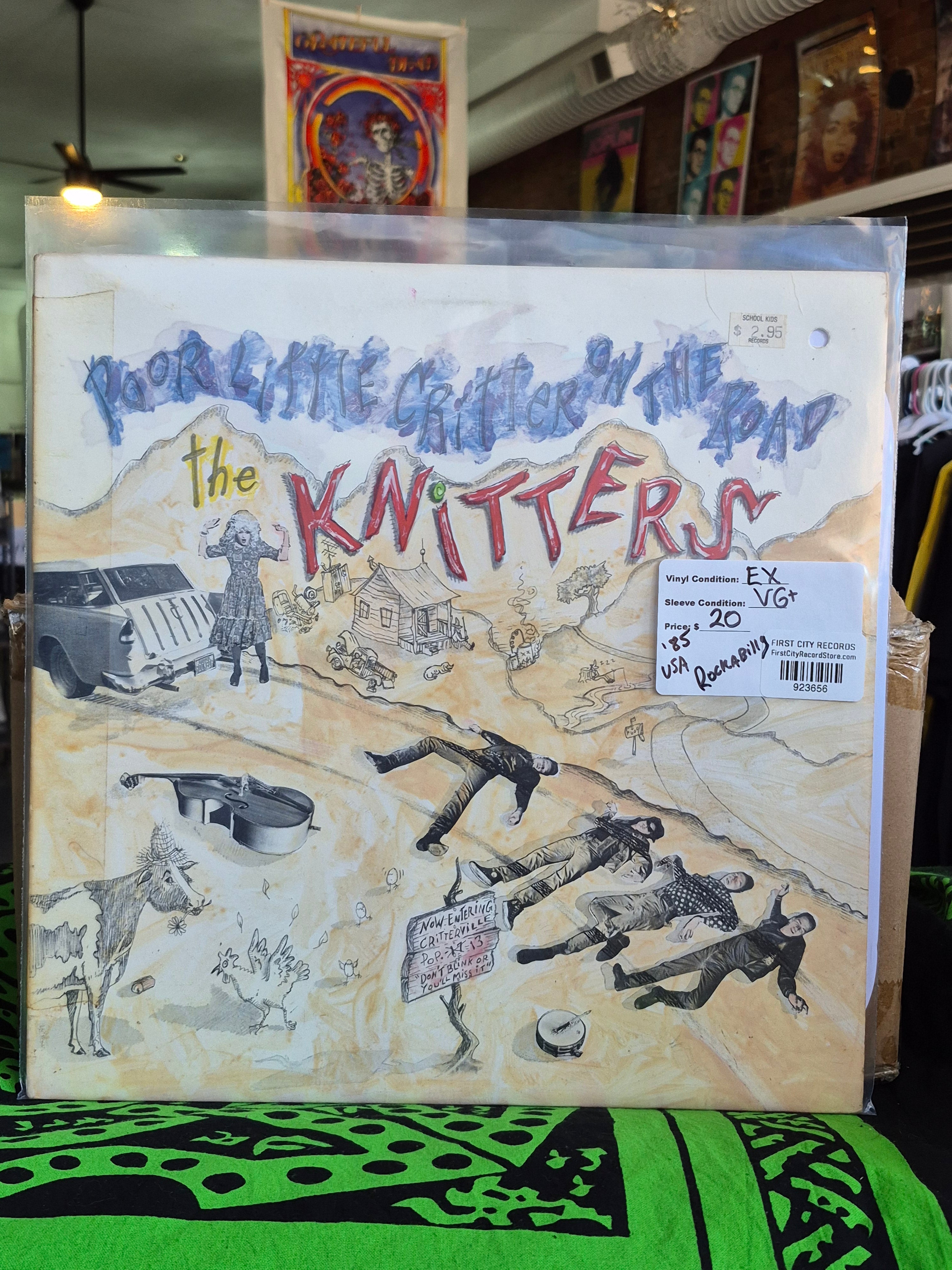 Knitters - Poor Little Critters On the Road (1985, USED)