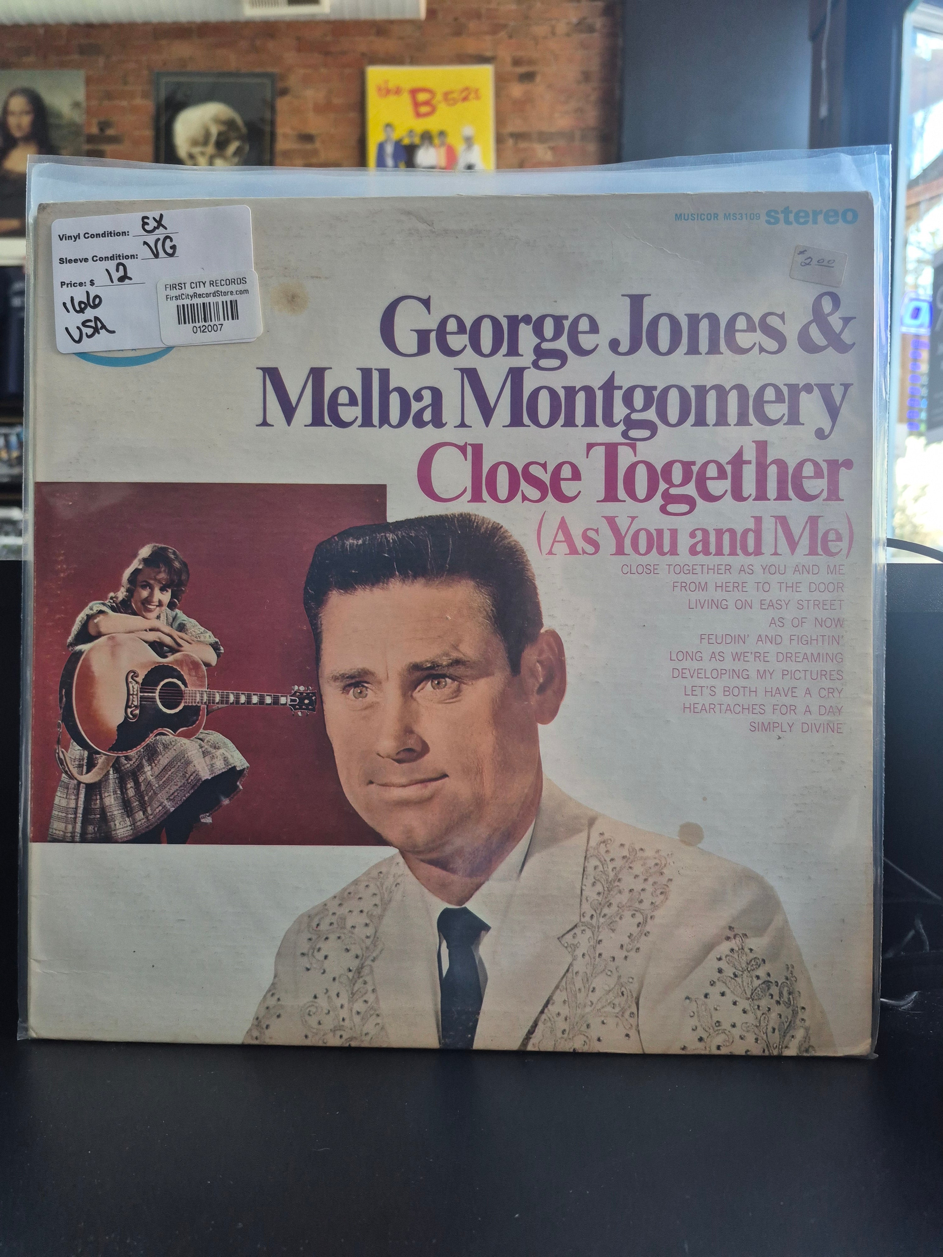George Jones & Melba Montgomery - Close Together (1966, USED)