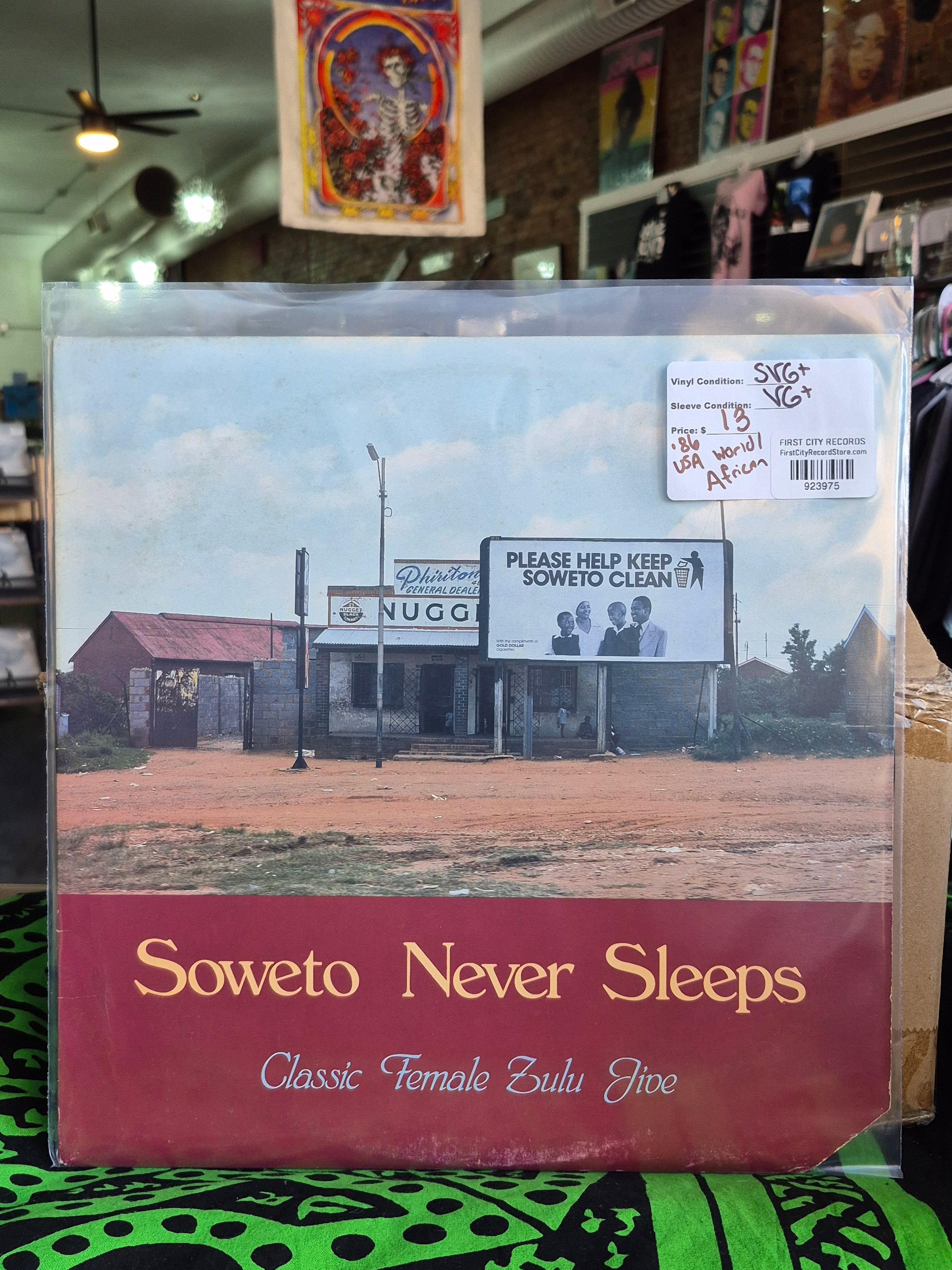 Soweto Never Sleeps - Classic Female Zulu Jive (1986, USED)