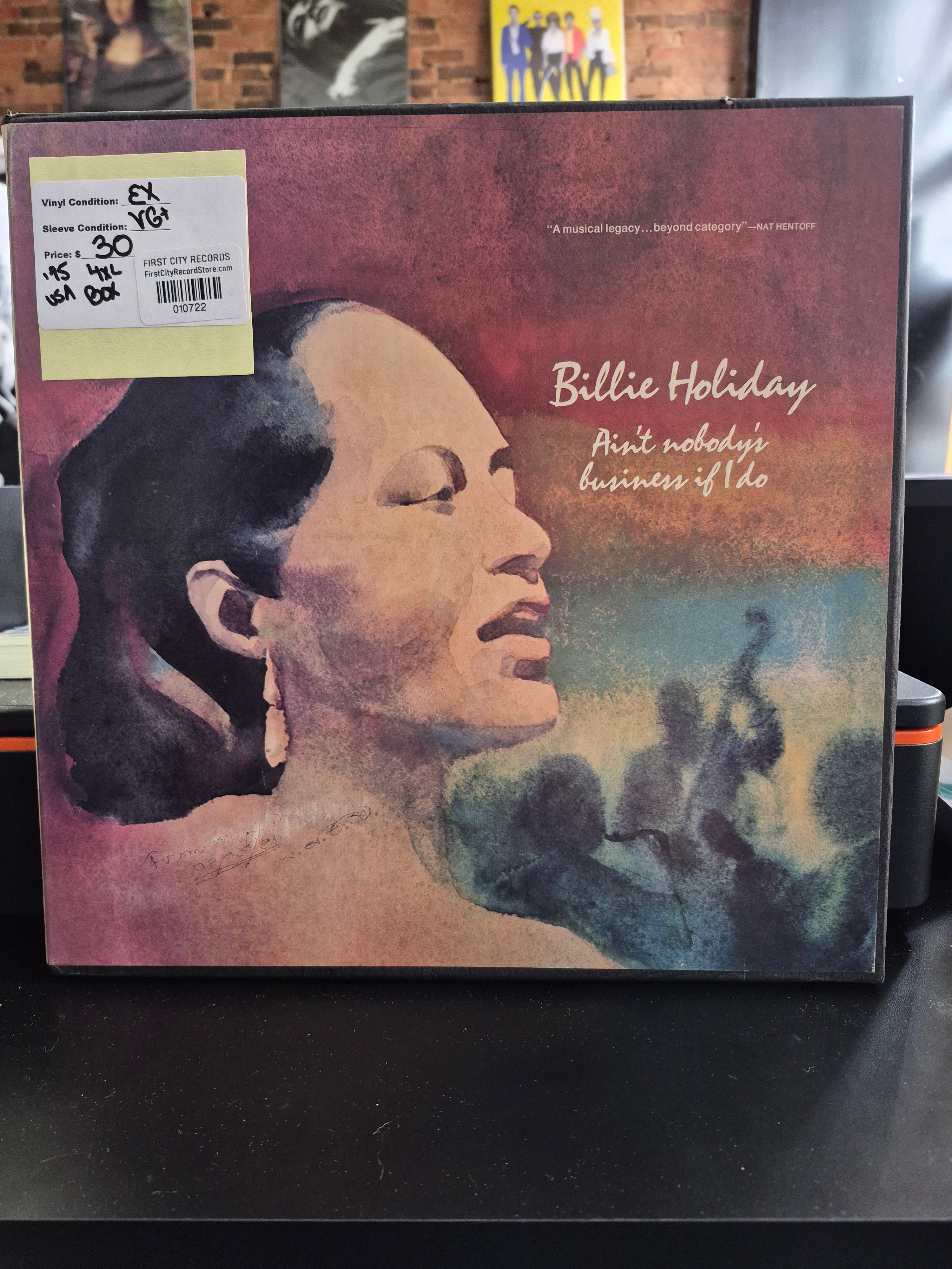 Billie Holiday - Ain't Nobody's Business If I Do (1975, 4x Box Set, USED)