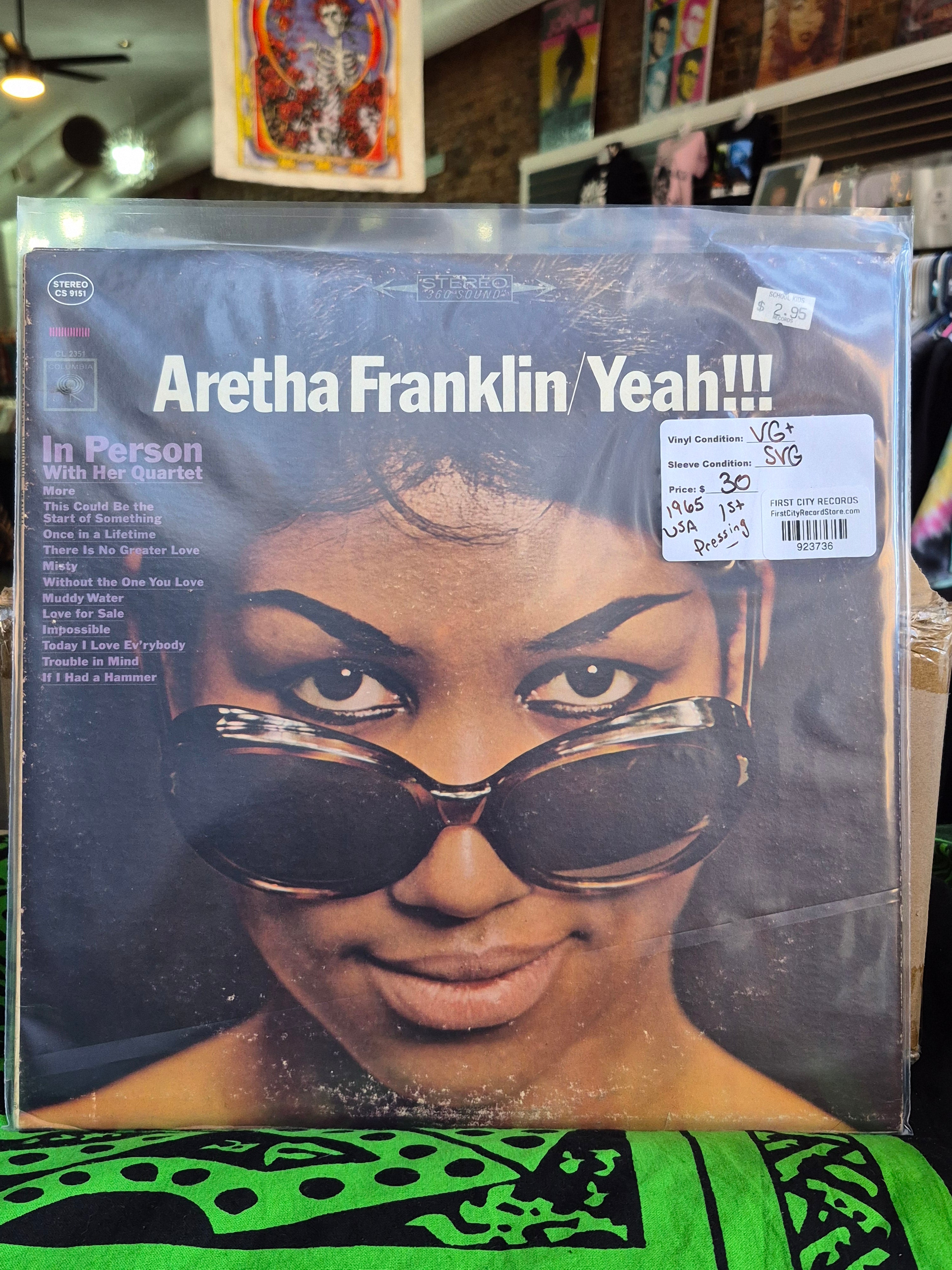 Aretha Franklin - Yeah! (1965, 1st Pressing, USED)