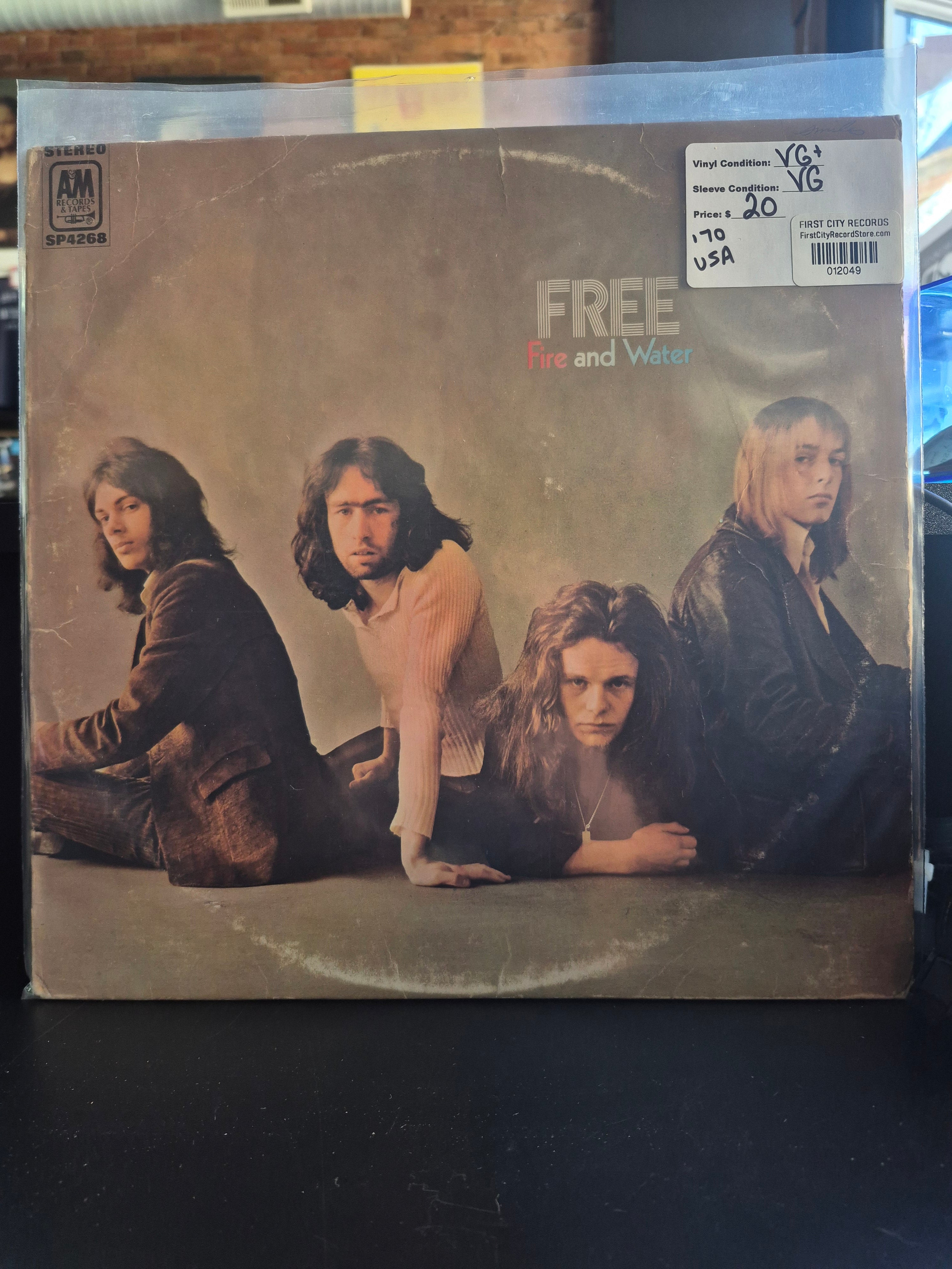 Free - Fire and Water (1970, USED)