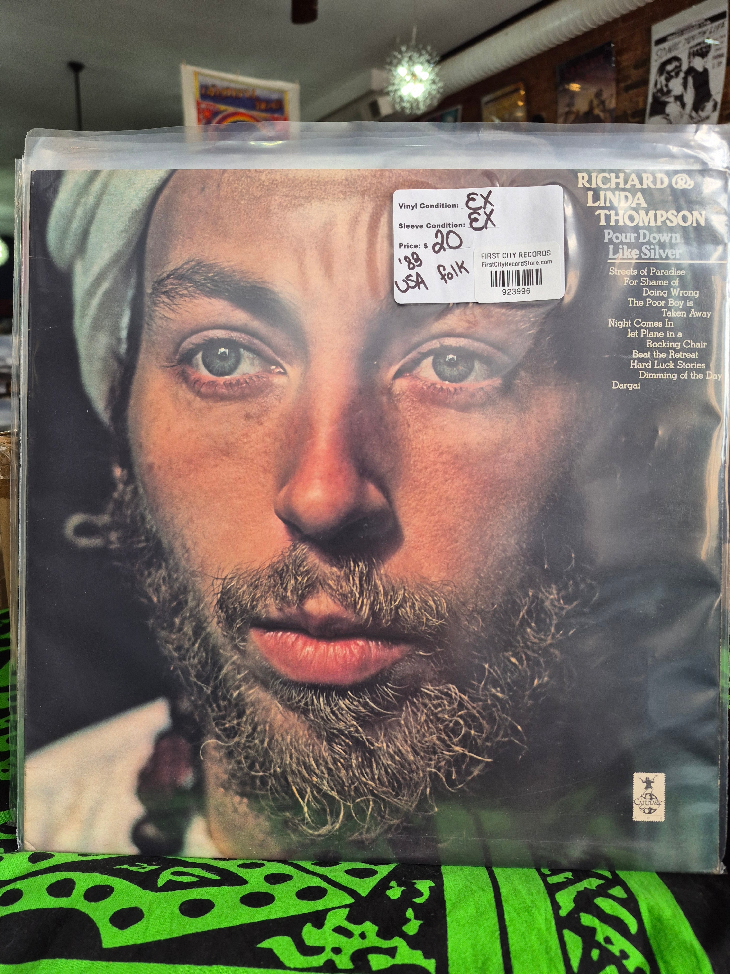 Richard & Linda Thompson - Pour Down Like Silver (1983, USED)