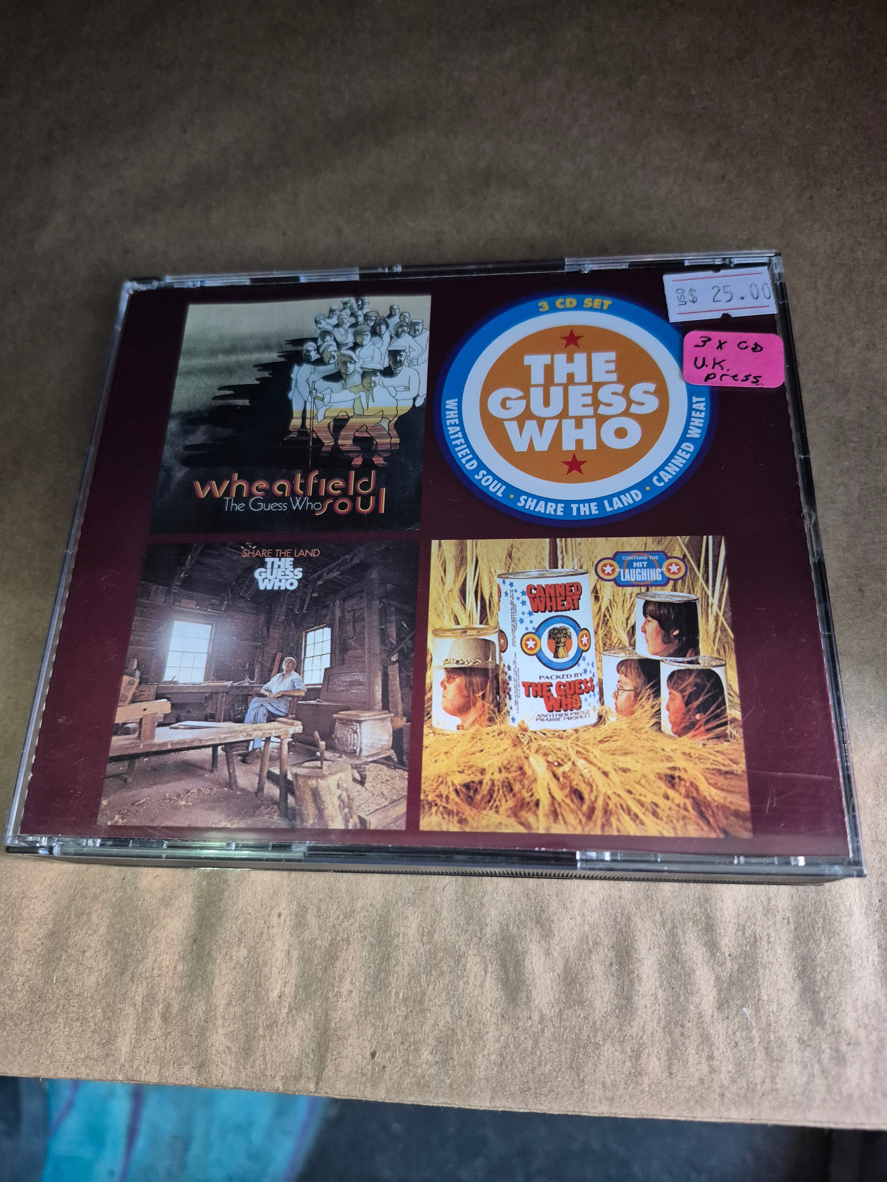 Guess Who - Wheatfield Soul, Share the Land & Canned Wheat (CD)