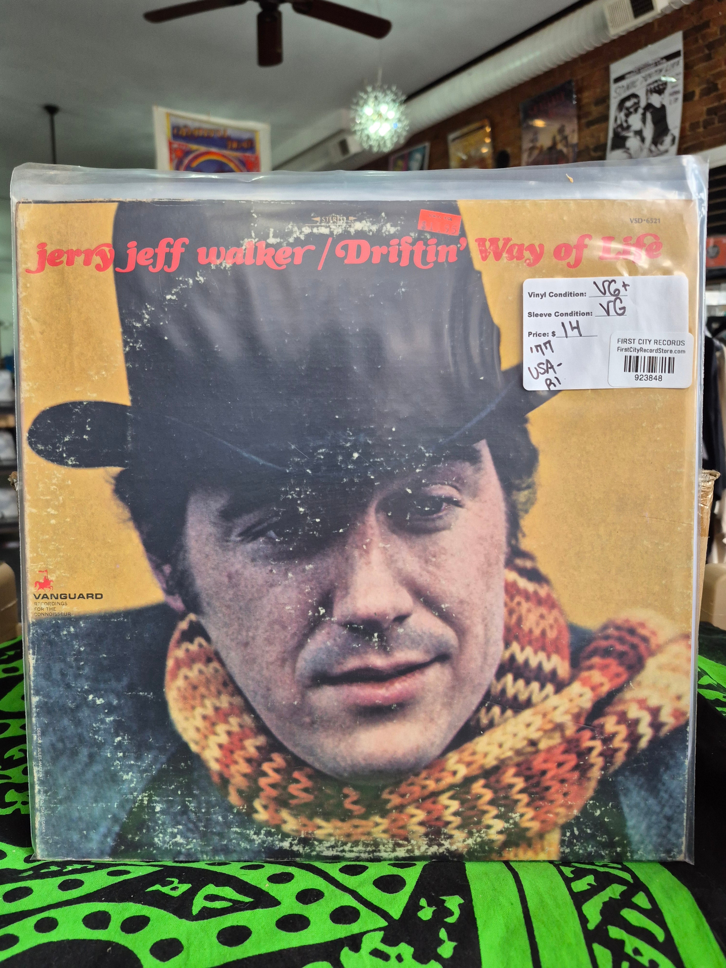 Jerry Jeff Walker - Driftin' Way of Life (1977, USED)