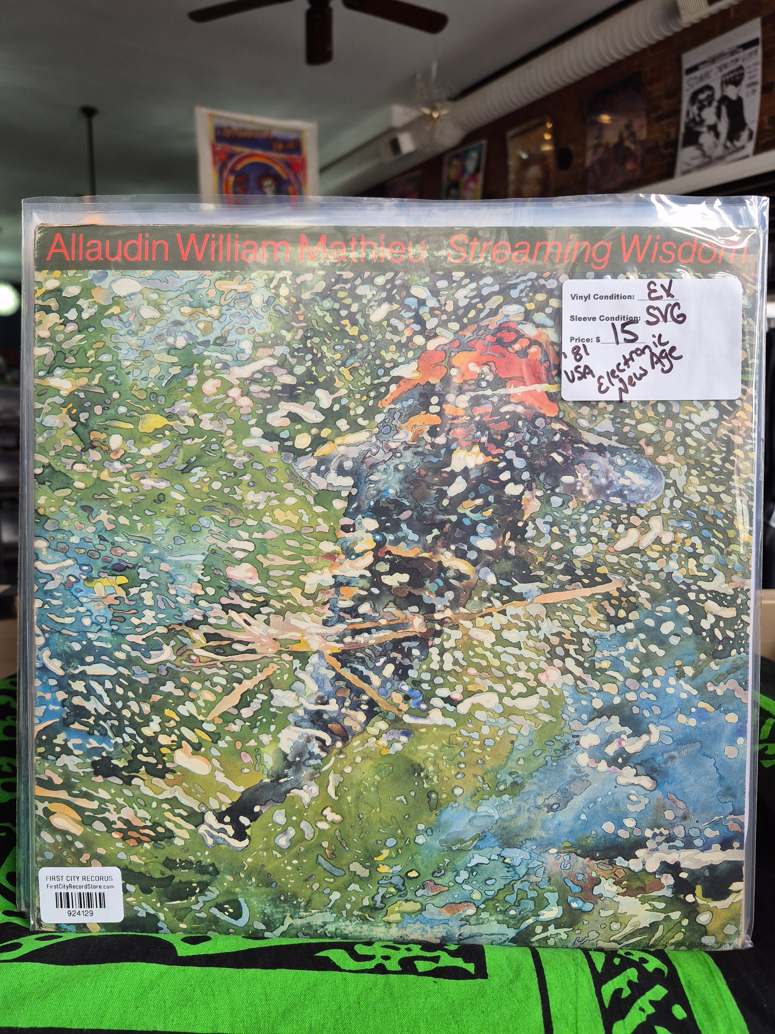 Allaudin William Mathieu - Streaming Wisdom (1981, USED)