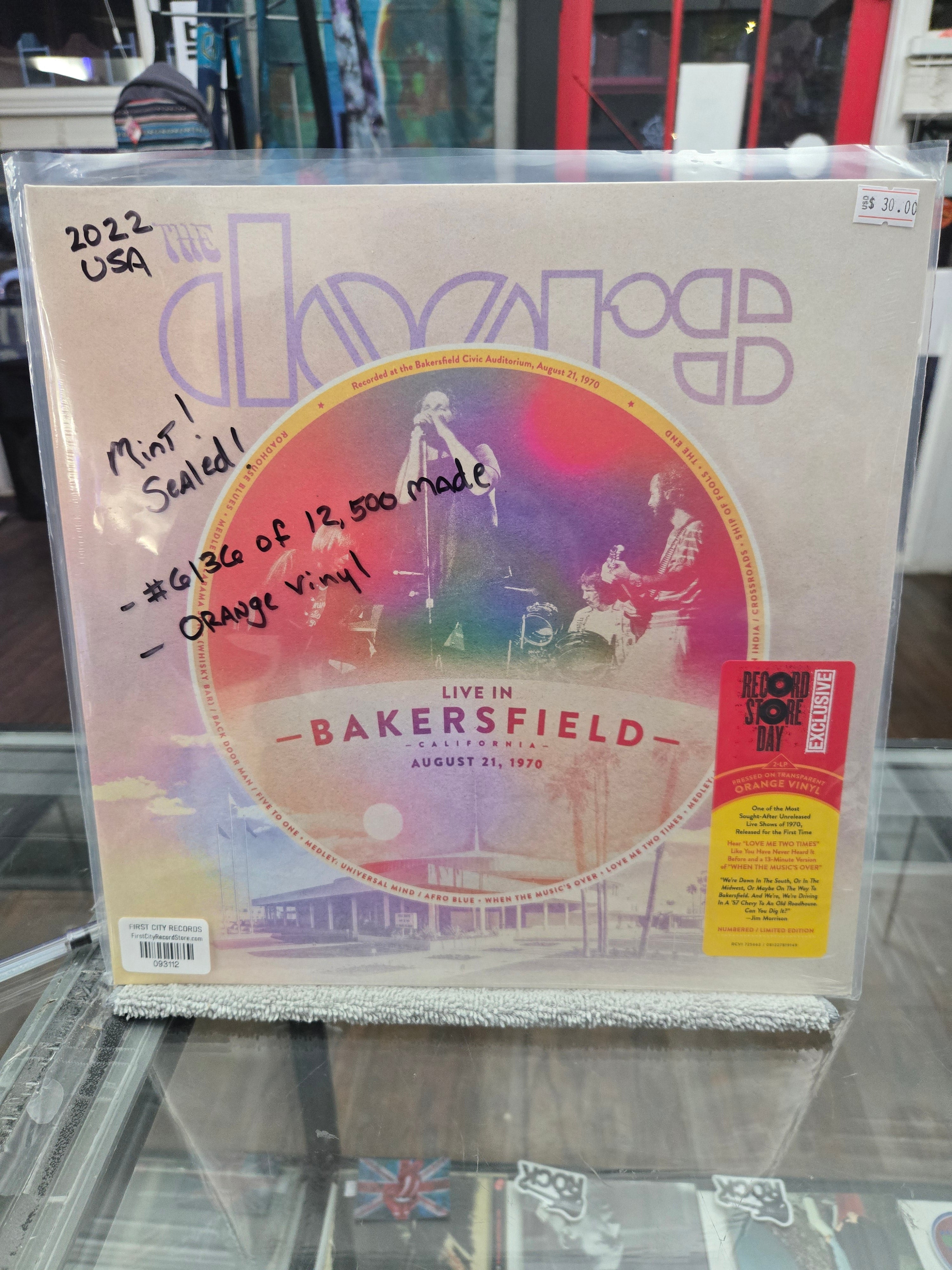 The Doors - Live in Bakersfield (2022 RSD, Sealed Orange Vinyl)