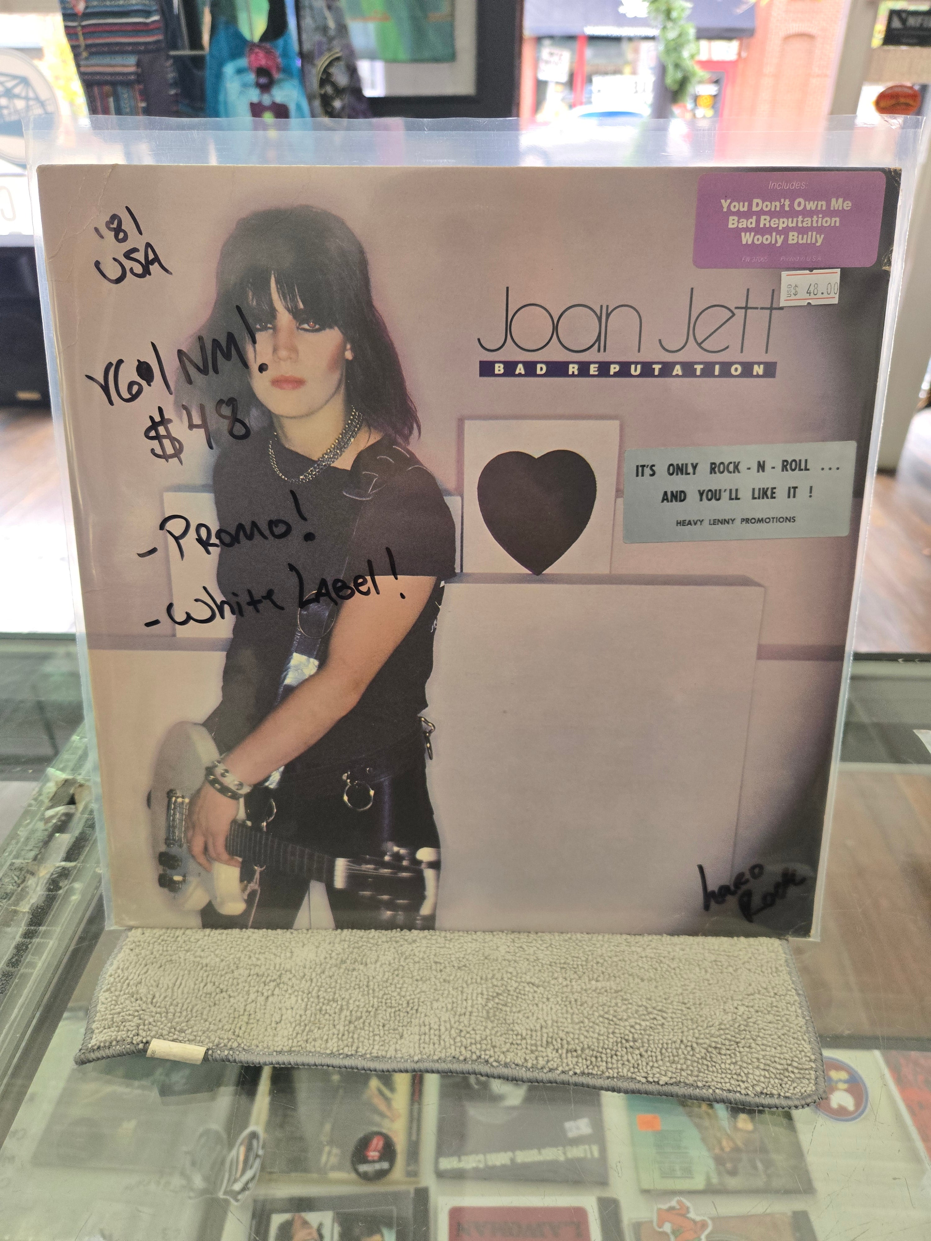 Joan Jett - Bad Reputation (1981, White Label Promo)