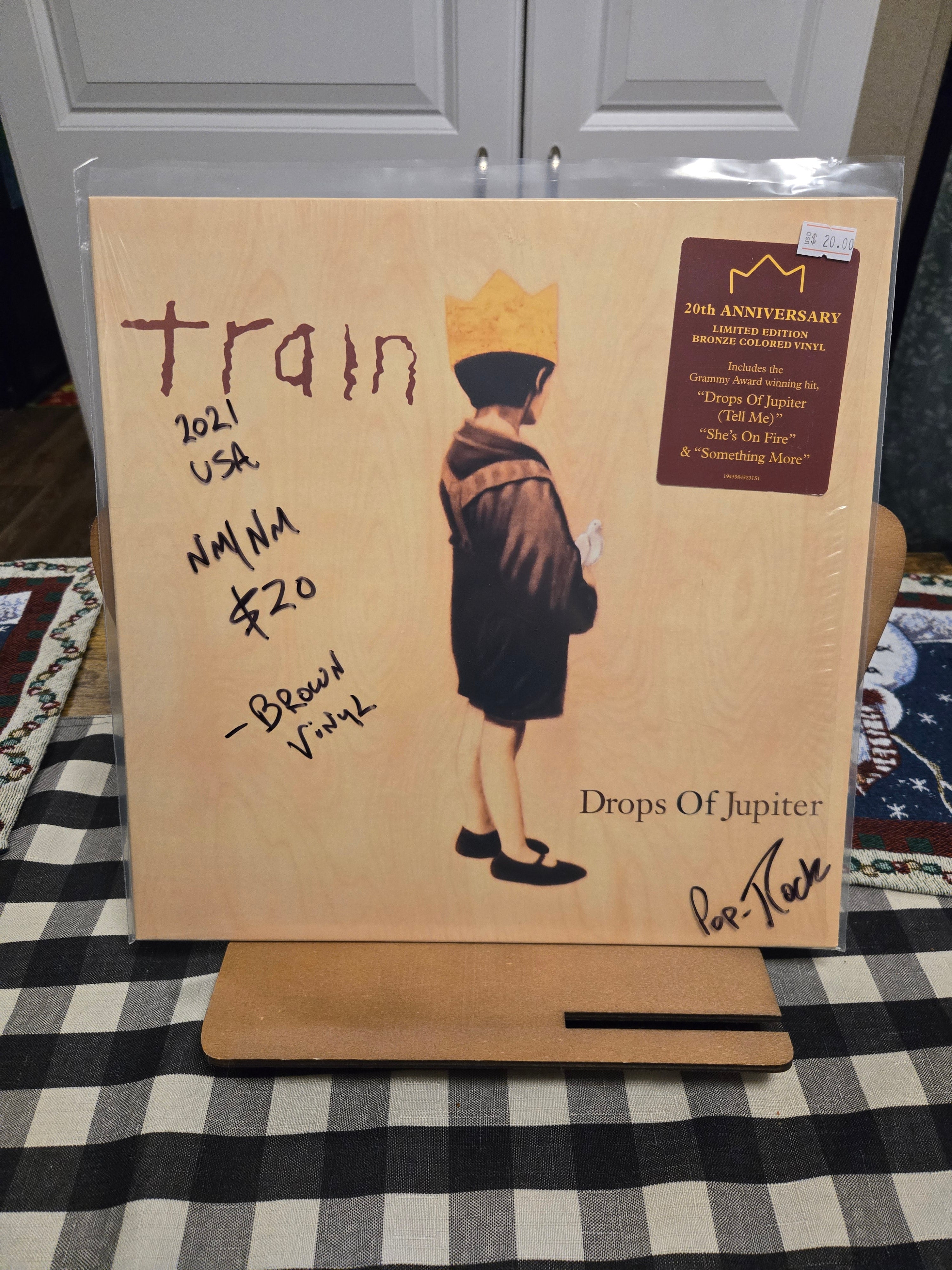Train - Drops Of Jupiter (2021, Brown Vinyl)