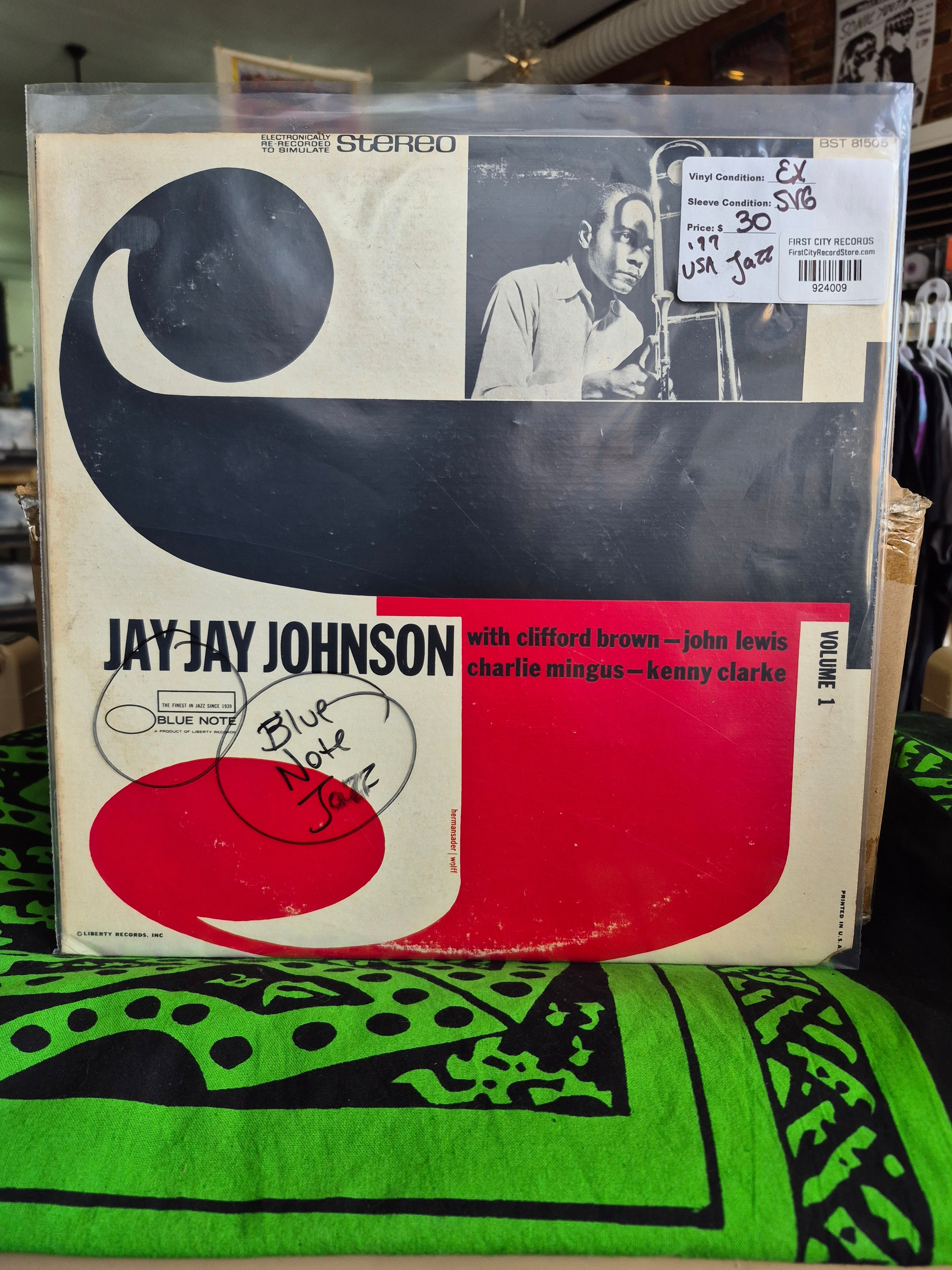 Jay Jay Johnson - The Eminent Jay Jay Johnson Vol. 1 (1977, Blue Note, USED)