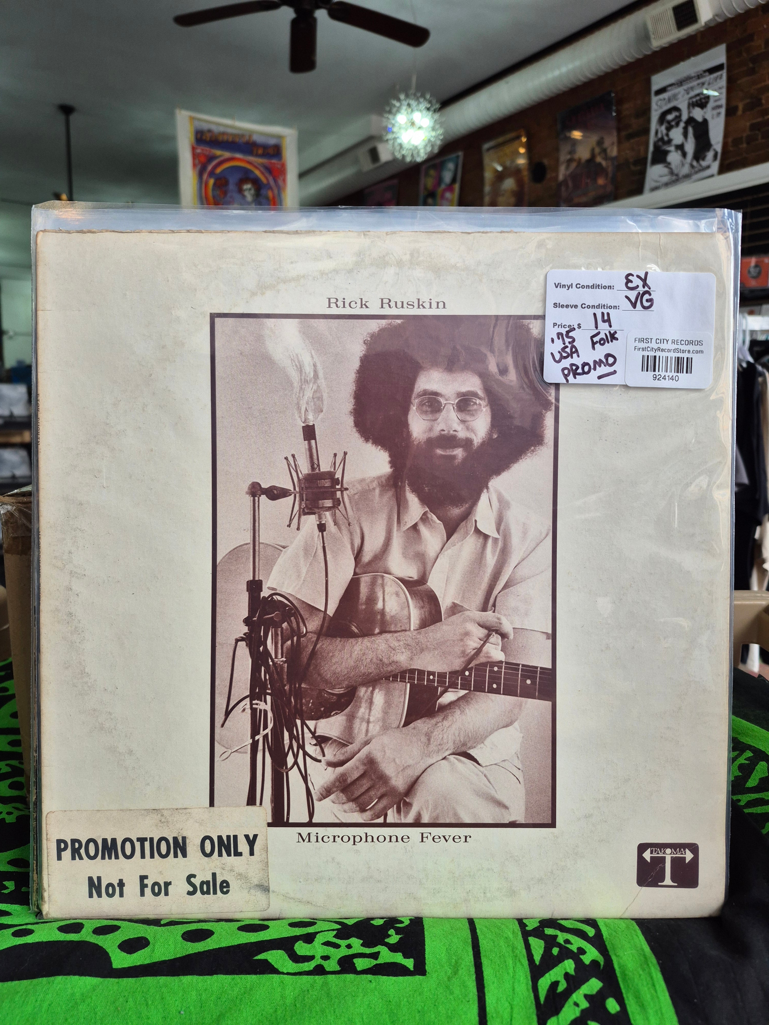 Rick Ruskin - Microphone Fever (1975, Promo, USED)
