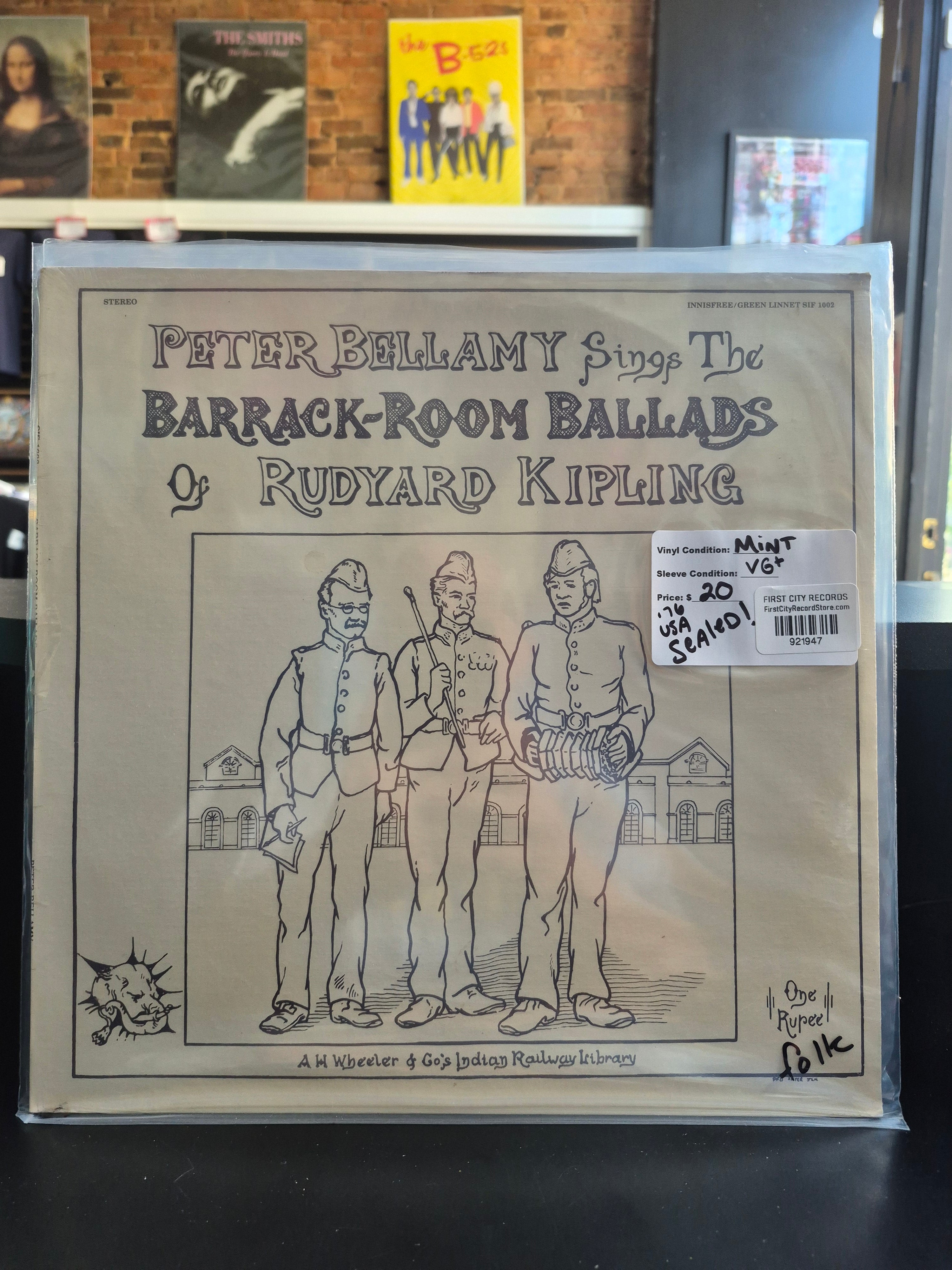 Peter Bellamy Sings the Barrack Room Ballads of Rudyard Kipling (1976, Sealed, USED)