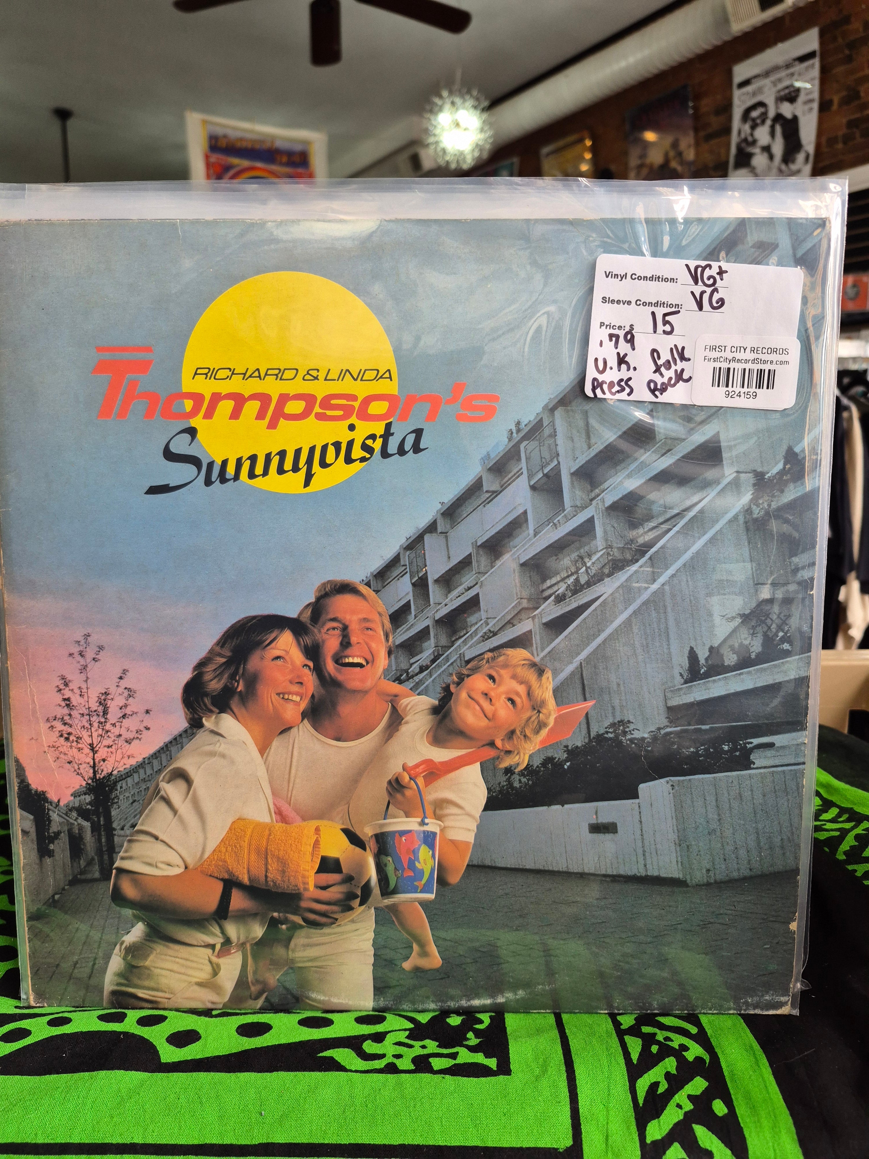 Richard & Linda Thompson - Sunnyvista (1979 U.K. Pressing, USED)
