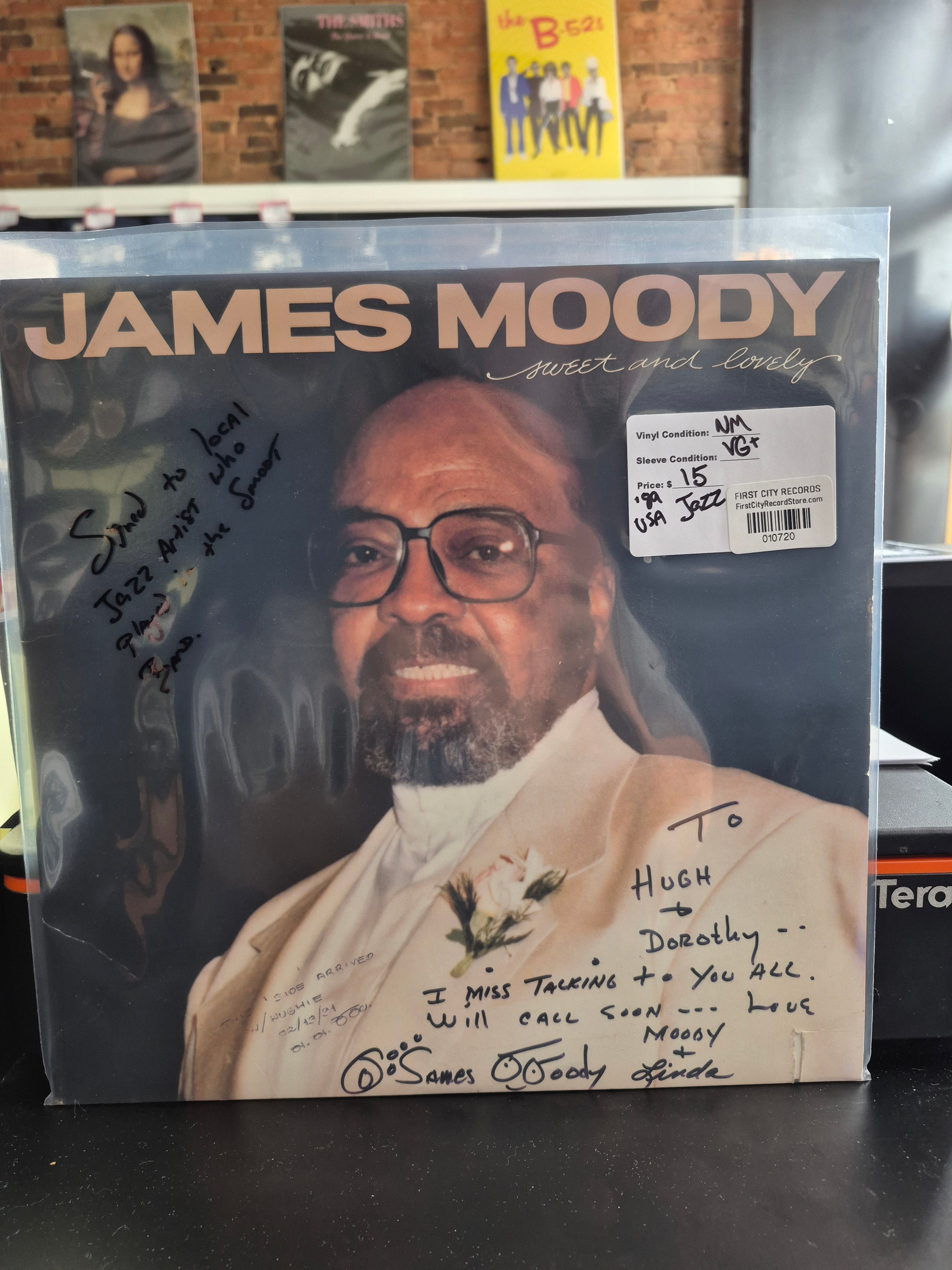 James Moody - Sweet and Lovely (1989, Autographed, USED)