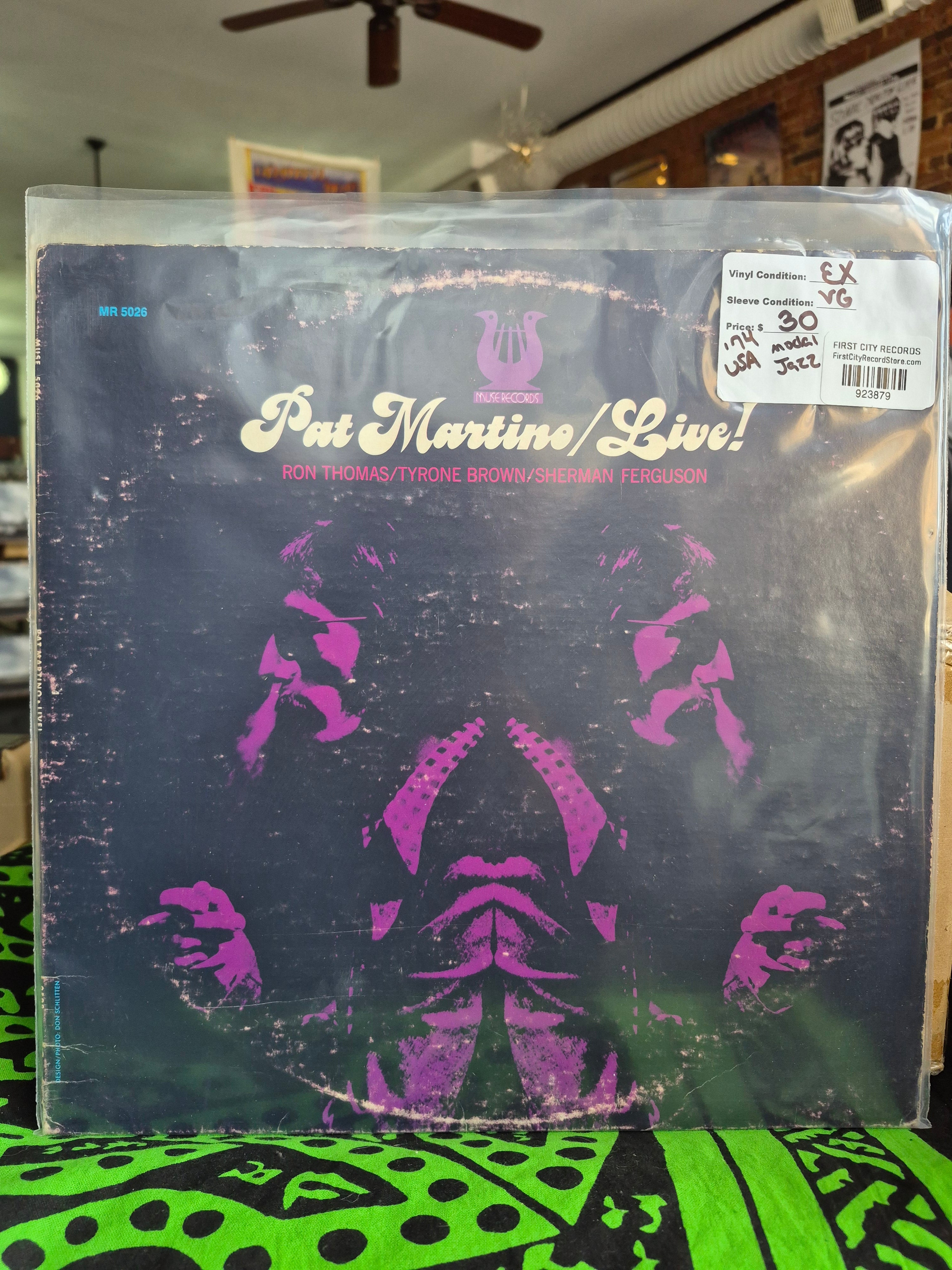 Pat Martino - Live (1974, USED)