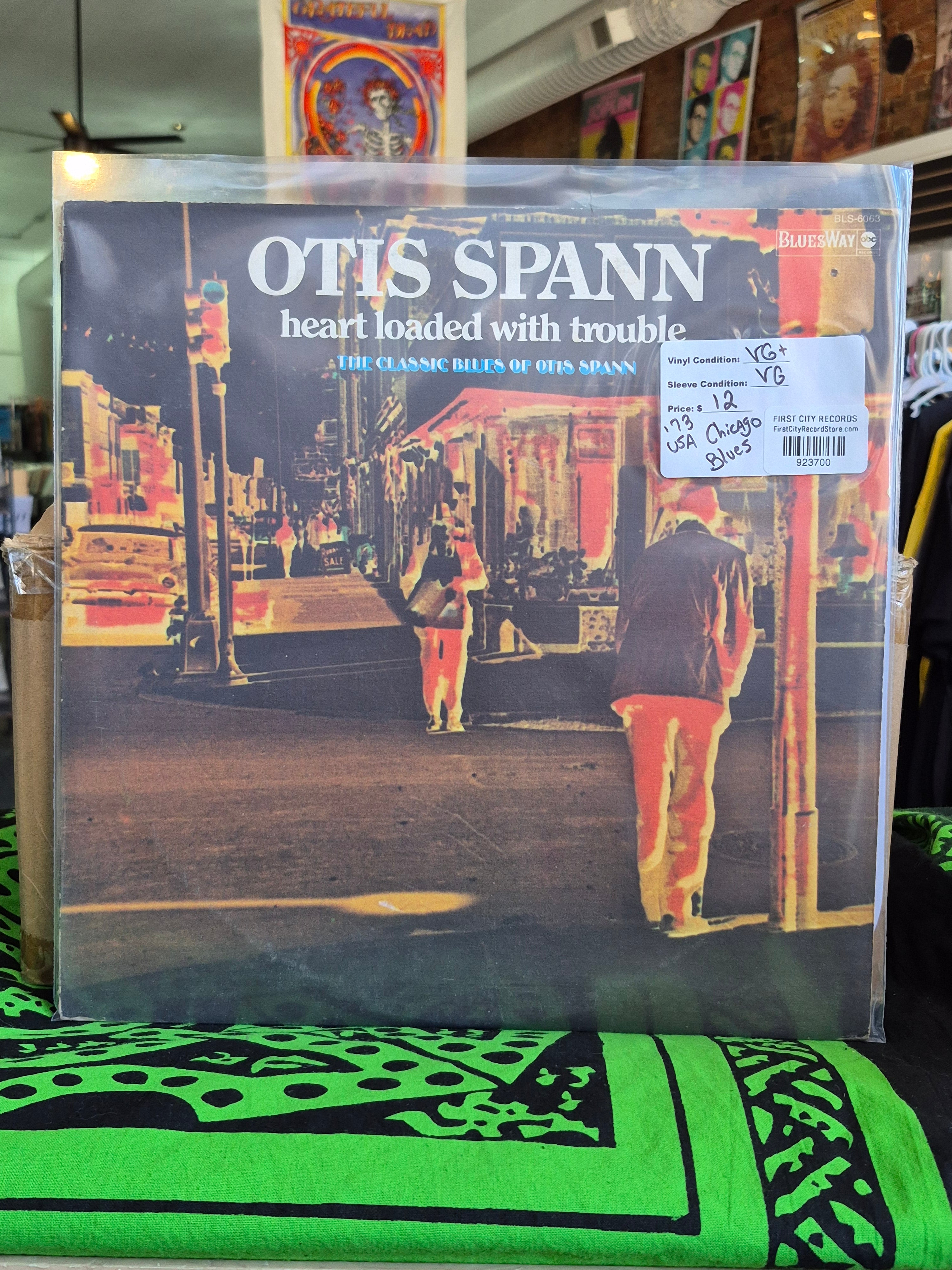 Otis Span - Heart Loaded With Trouble (1973, USED)