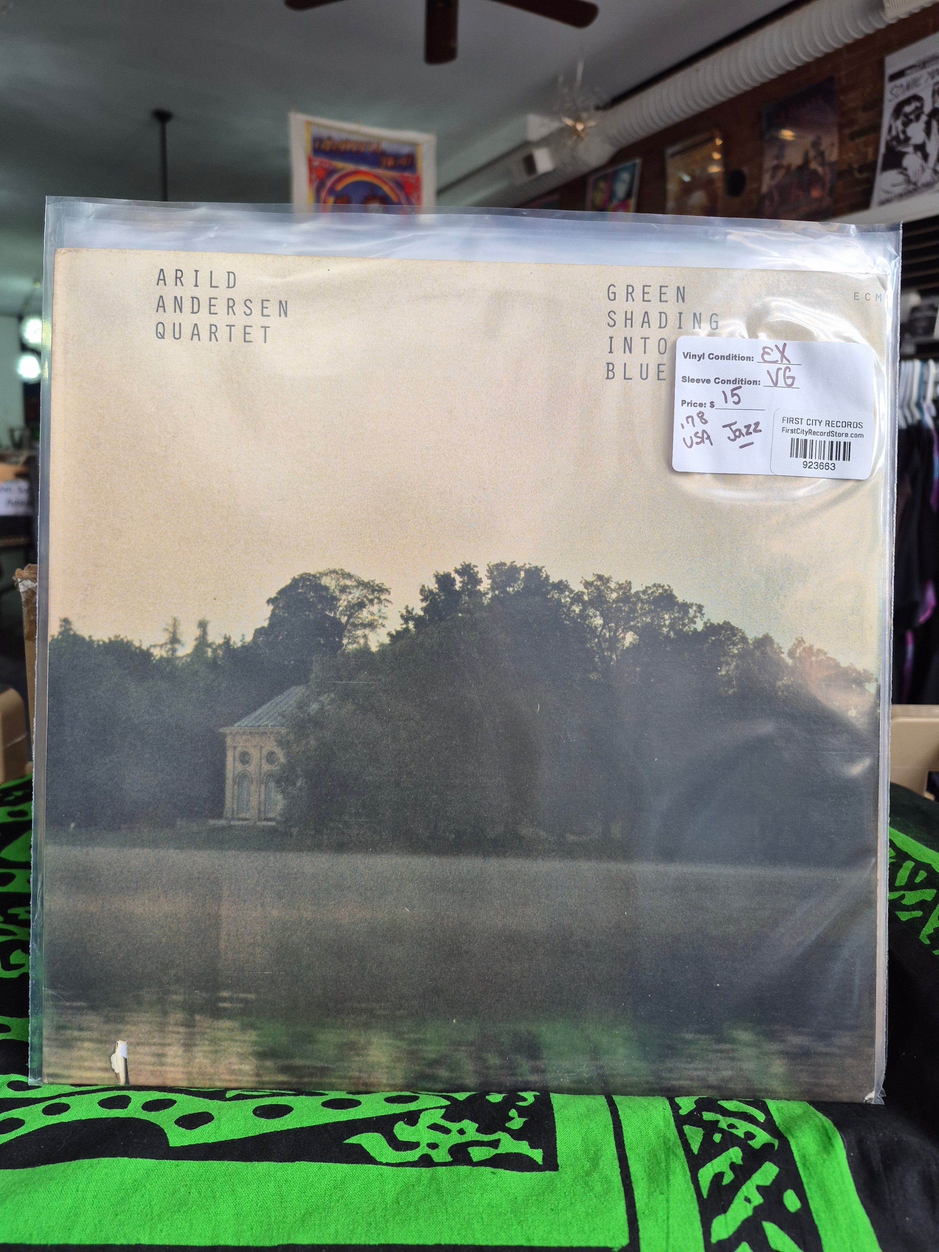 Arild Andersen Quartet - Green shading Into Blue (1978, USED)