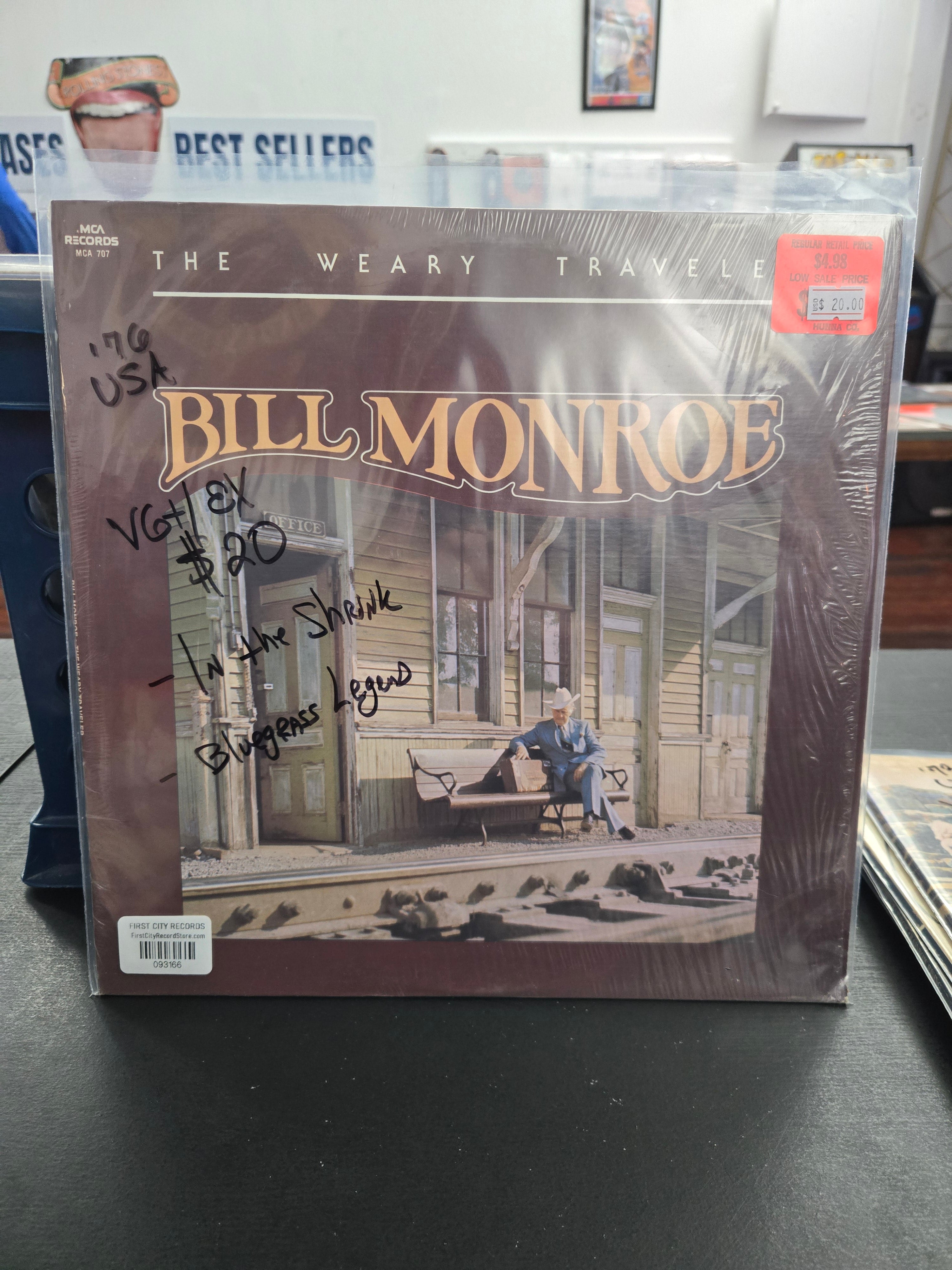 Billy Monroe - The Weary Traveler (1976, In Shrink)