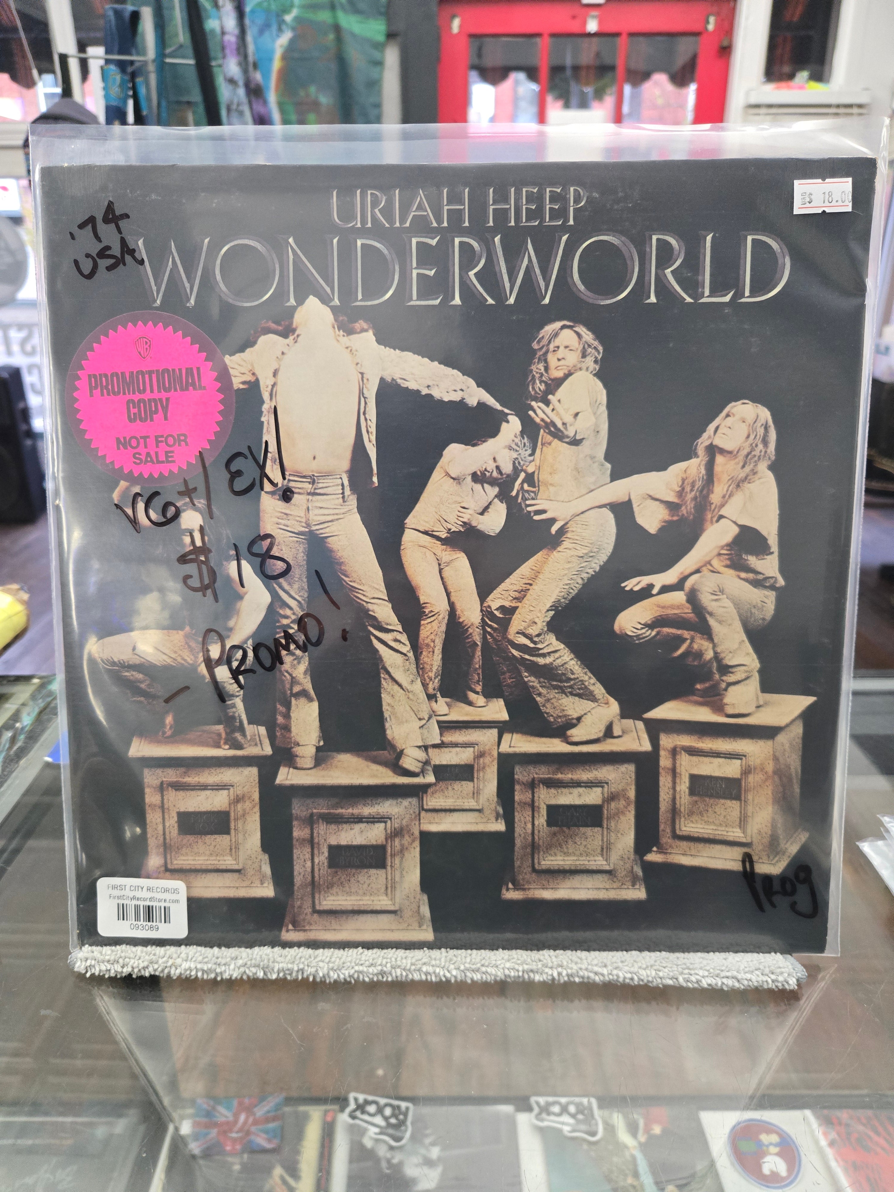 Uriah Heep - Wonderworld (1974, Promo)